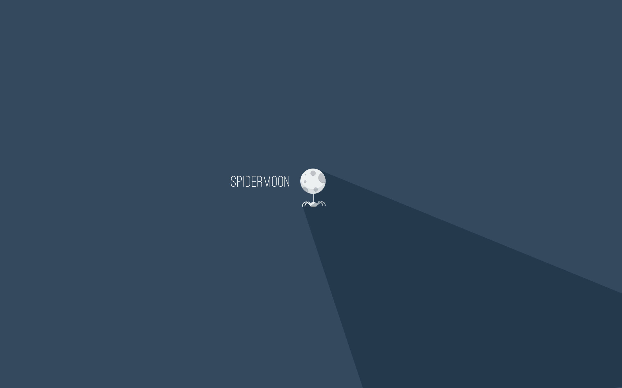 Laptop ya Spidermoon ya Urembo Mdogo Picha ya Ukuta