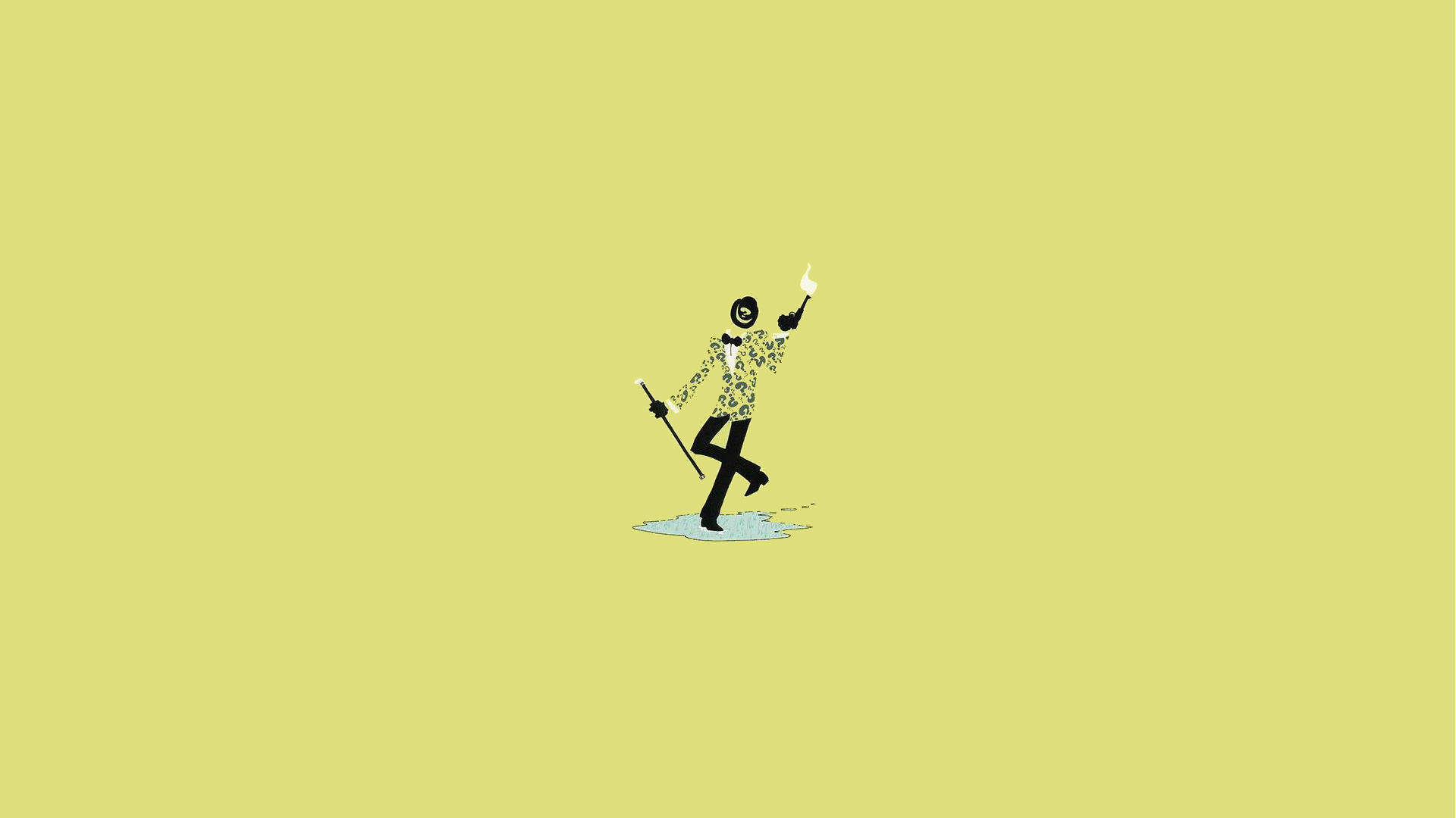 Laptop ya The Riddler Long Halloween Aesthetic Minimalist Picha ya Ukuta