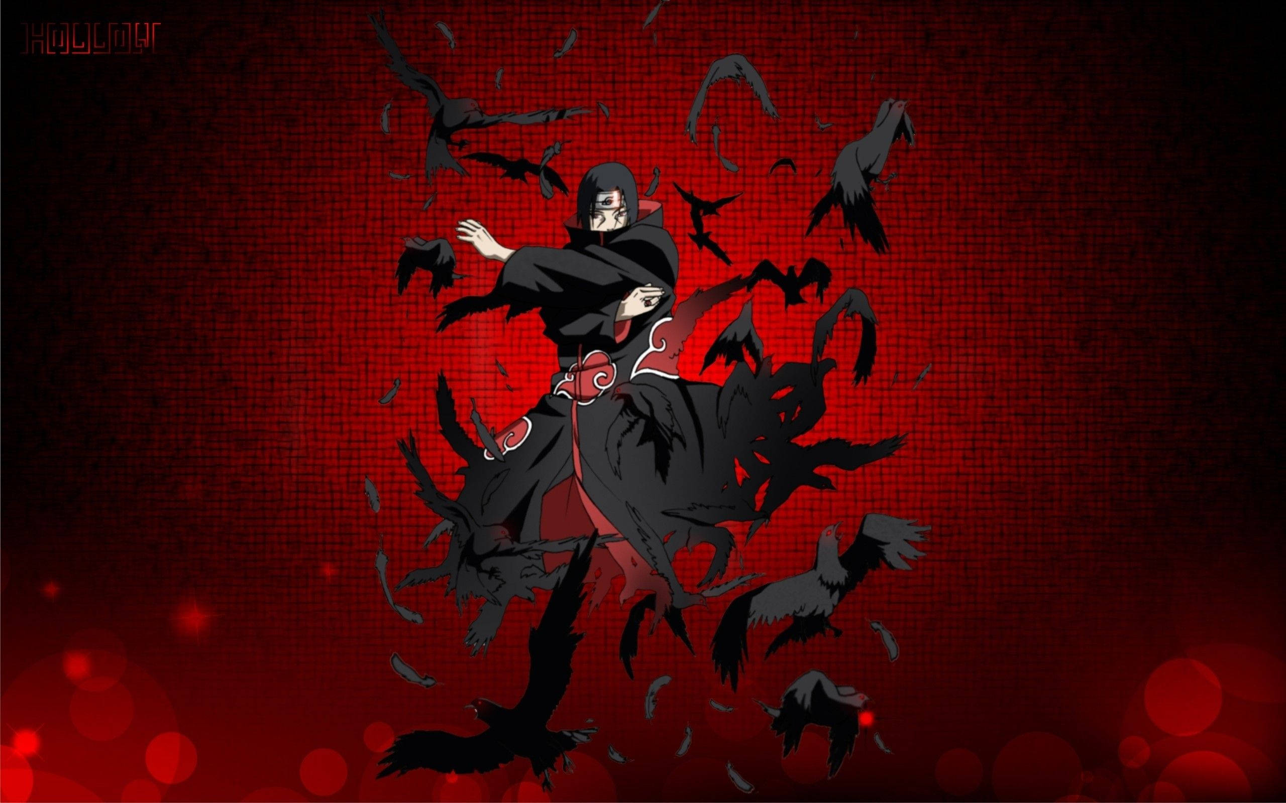 Laptop ya Uchiha Itachi ya Genjutsu Naruto Picha ya Ukuta