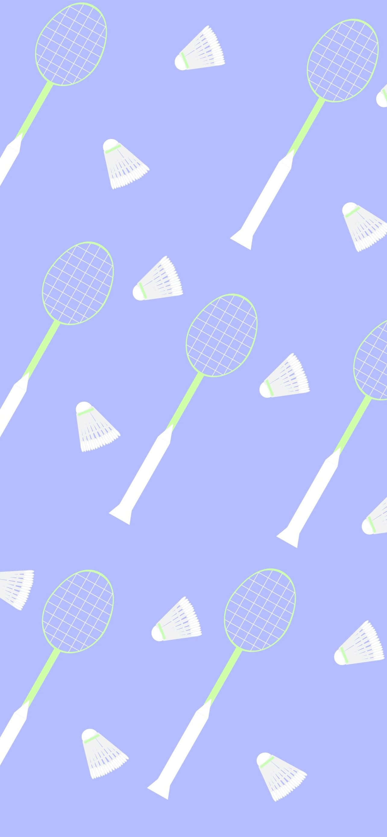 Latar ya Badminton Picha ya Ukuta