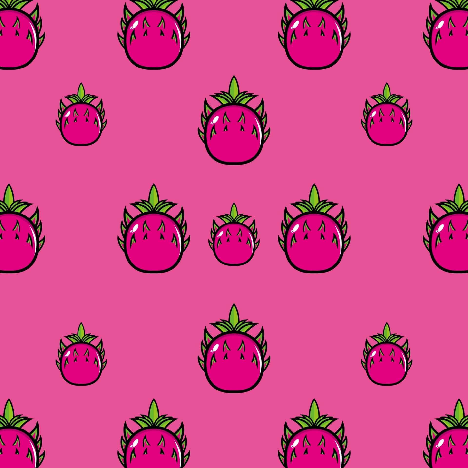 Latifu ya Pink Kawaii Background Picha ya Ukuta
