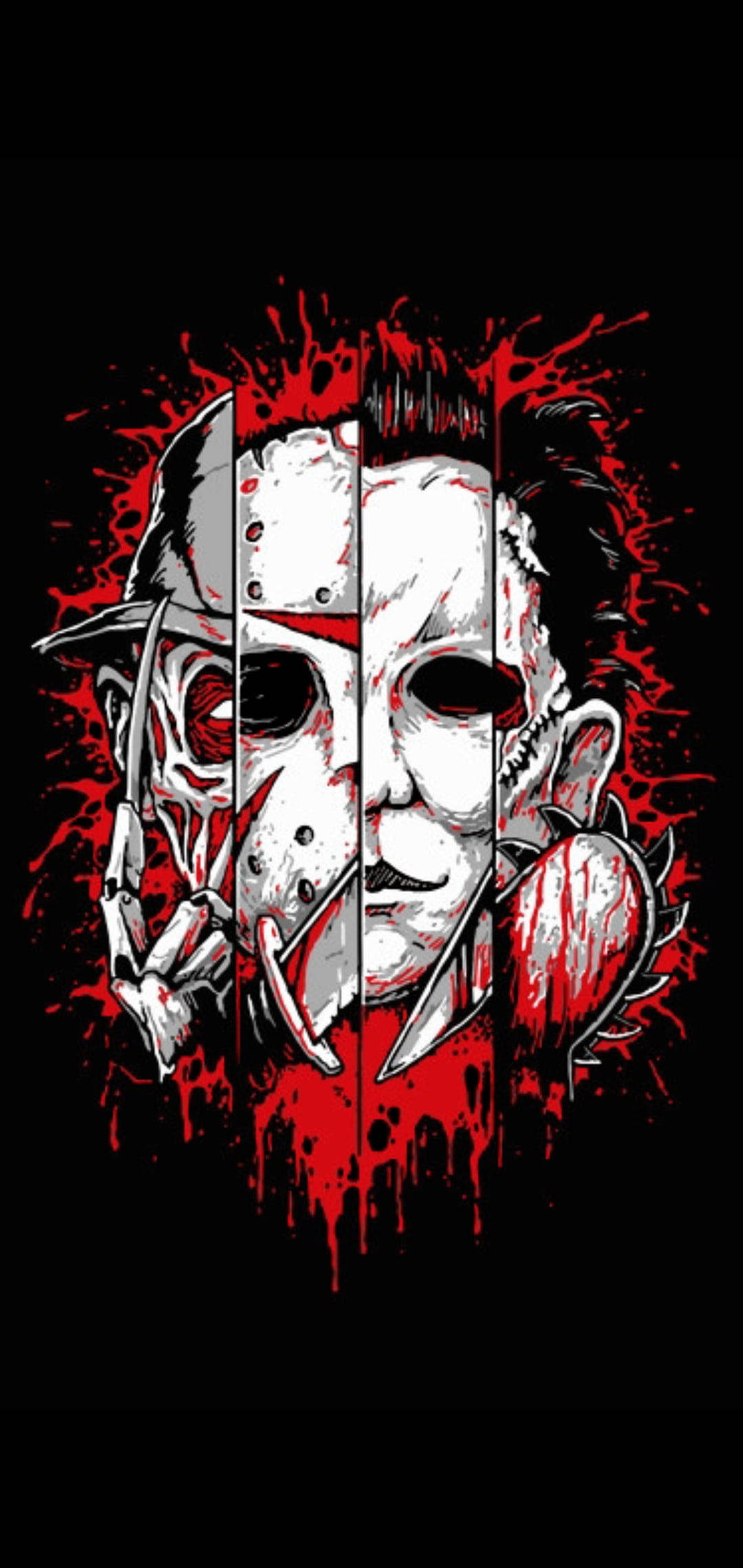 Leatherface Michael Jason Freddy Picha ya Ukuta