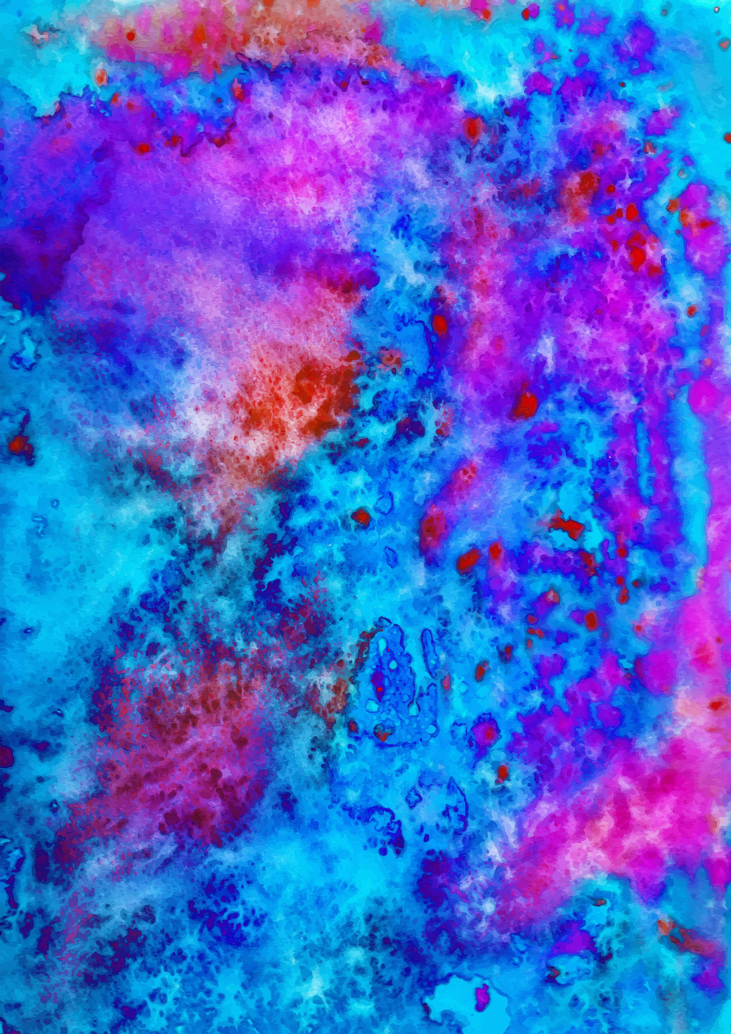 Let your creative expression flow with watercolor Picha ya Ukuta