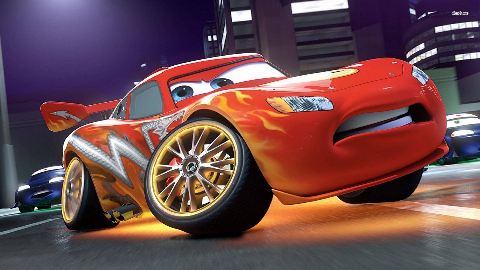 Lightning McQueen kwa Ubora wa Juu Picha ya Ukuta