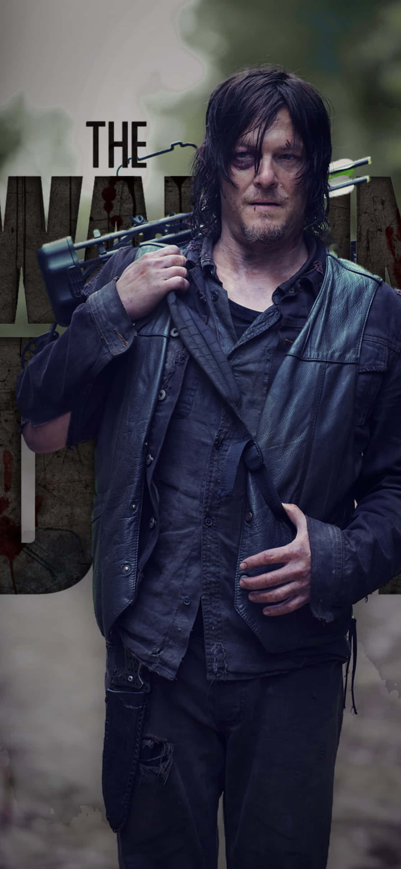 Linda iPhone yako na stylings za The Walking Dead Picha ya Ukuta