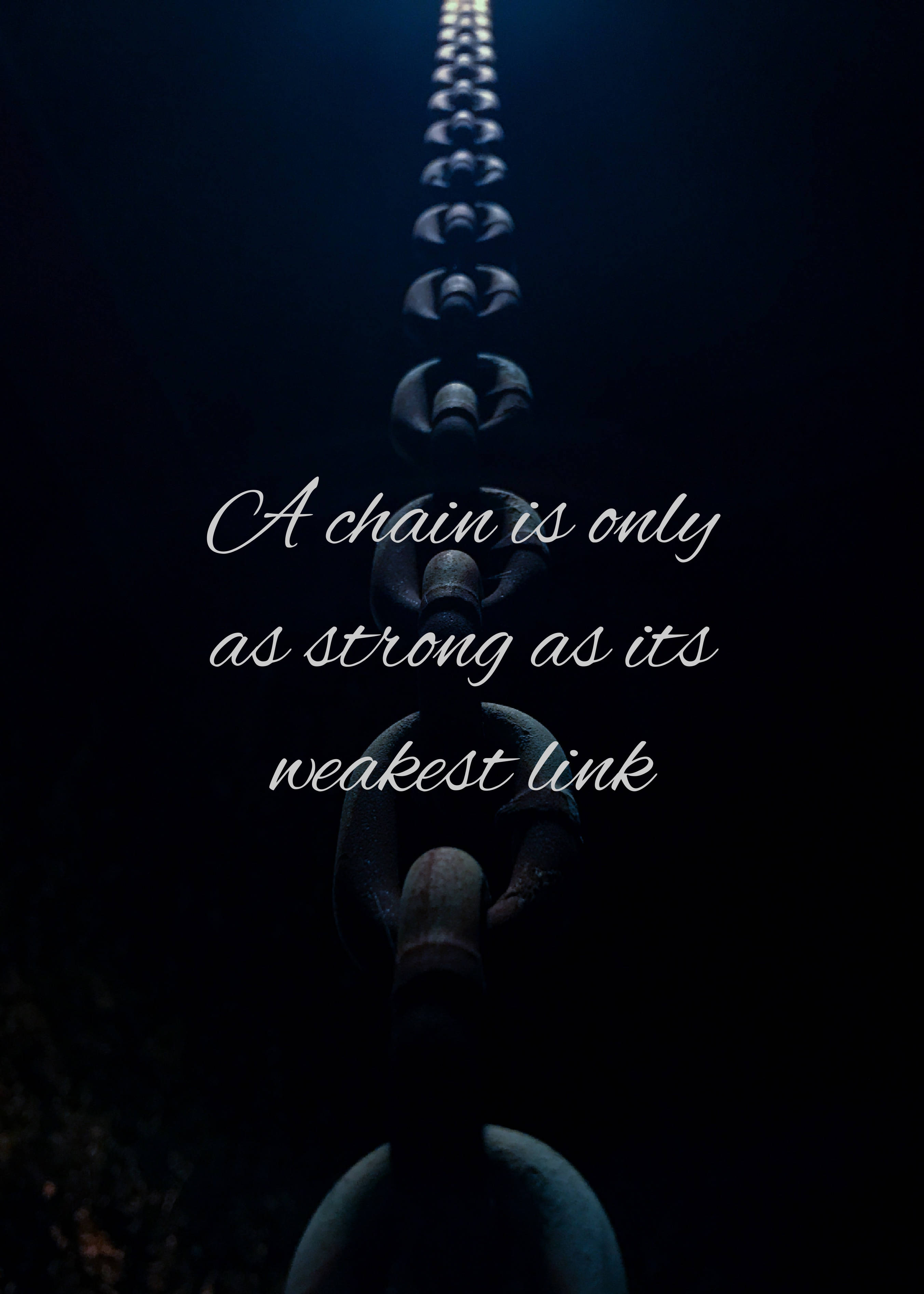 "Link the Strength and Weakness Together" Picha ya Ukuta