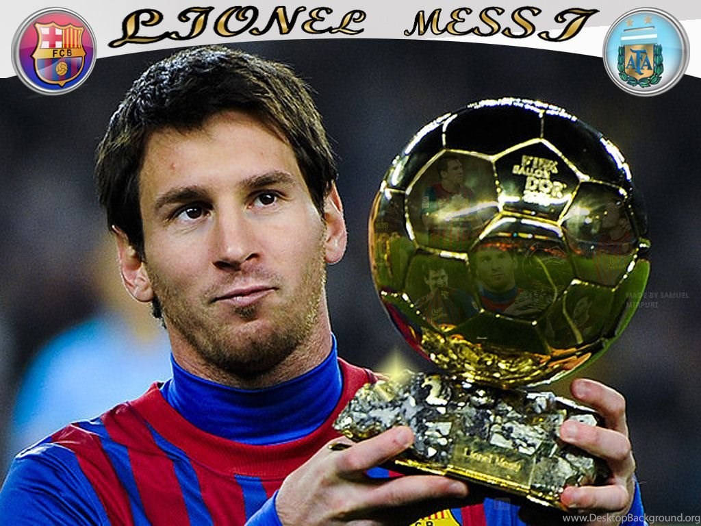 • “Lionel Messi Anatwaa Tuzo la Mchezaji Bora wa Dunia FIFA 2013” Picha ya Ukuta