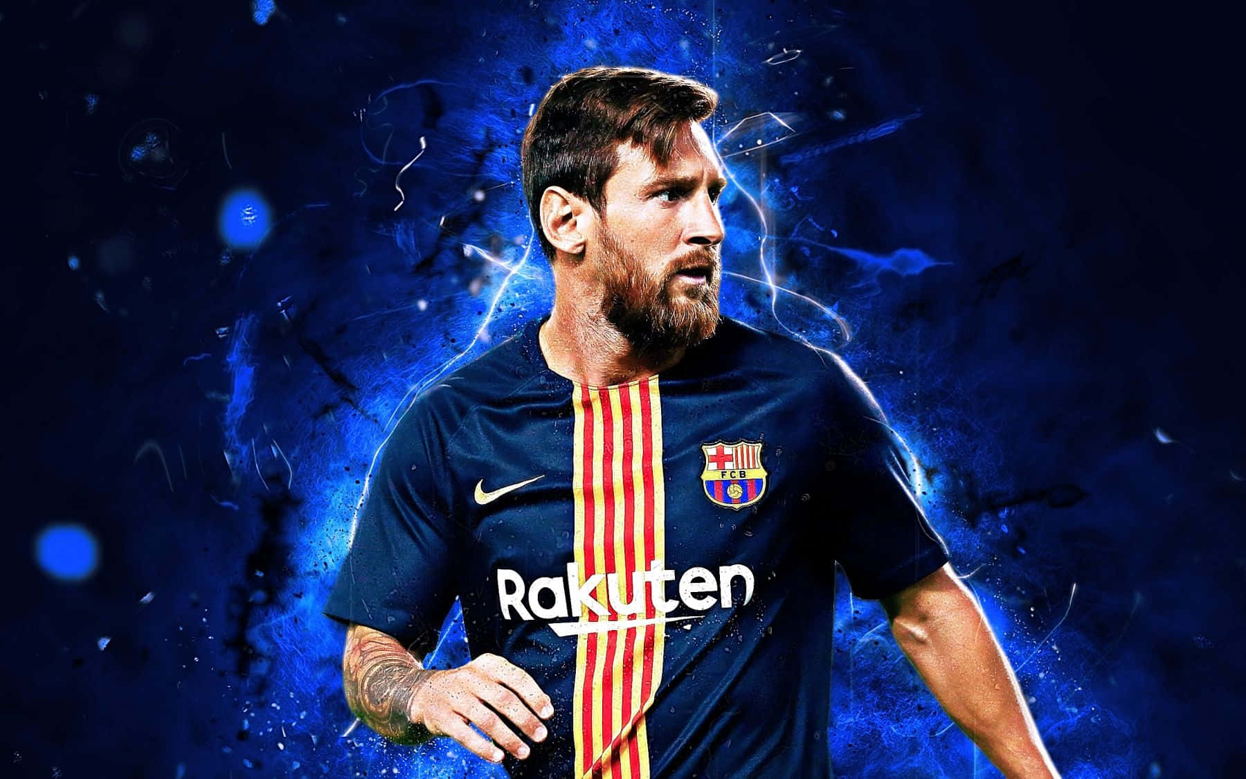Lionel Messi - Mchezaji Bora wa Mpira wa Miguu wa Wakatim wote Picha ya Ukuta
