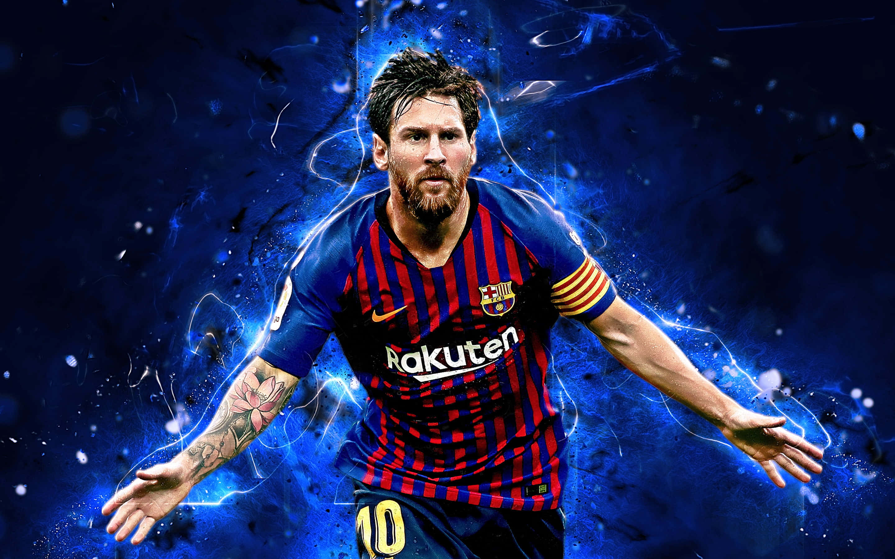 Lionel Messi, Mshindi wa Tuzo za Mpira wa Dhahabu Mara Tano Picha ya Ukuta