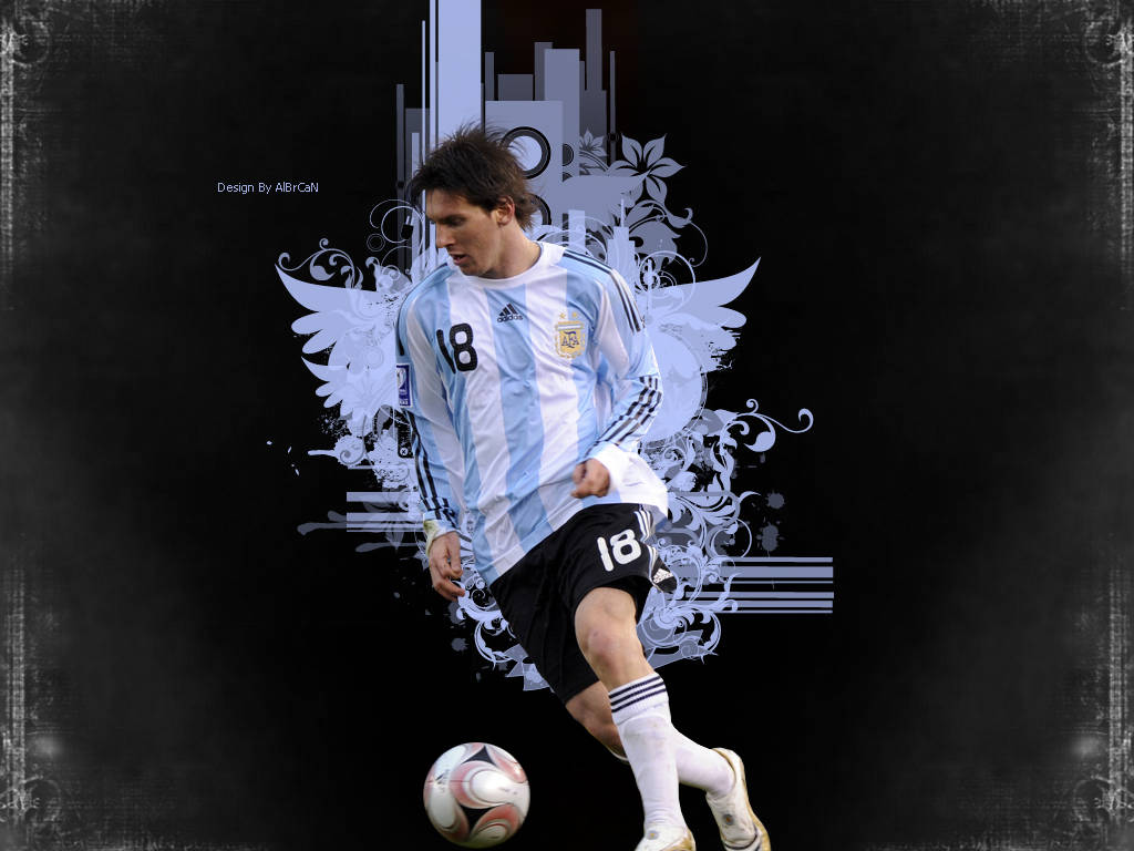 Lionel Messi - Mwalimu wa Soka Picha ya Ukuta