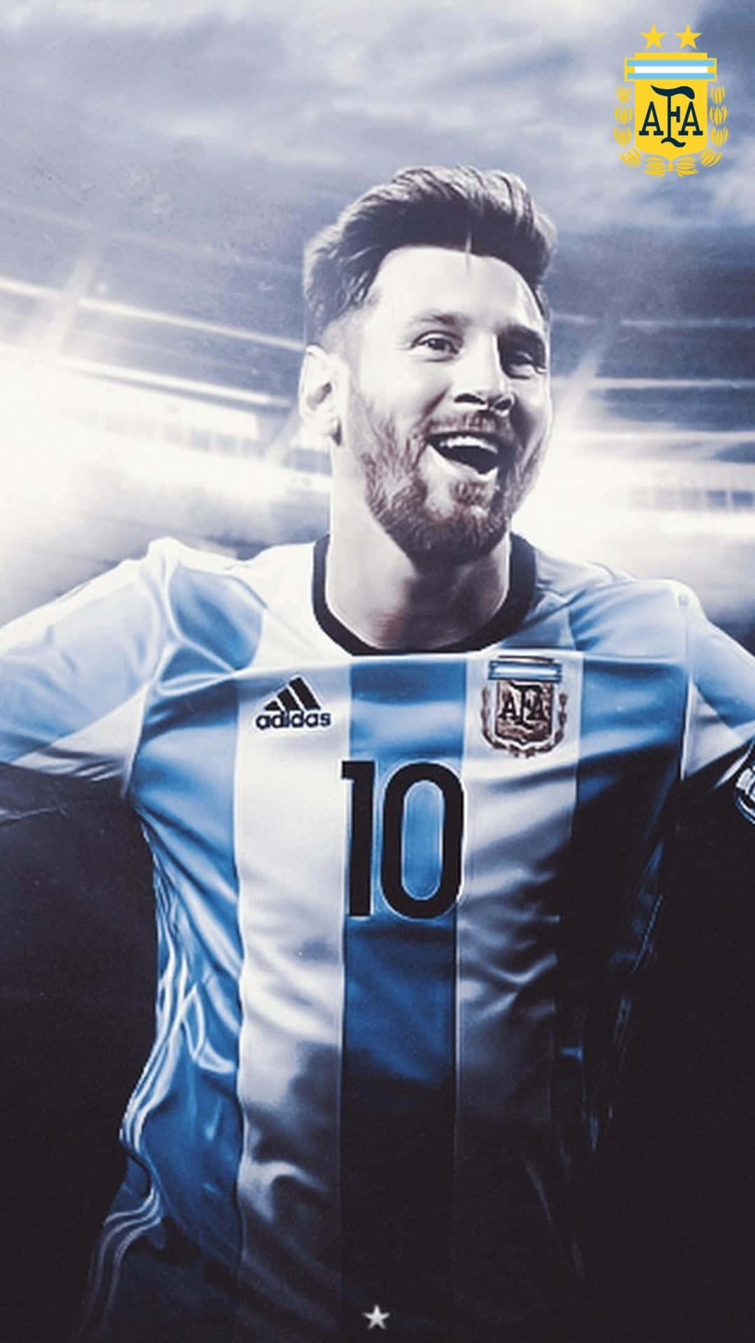 "Lionel Messi wa Kikapu Anapamba Mamilioni ya iPhone Ulimwenguni" Picha ya Ukuta