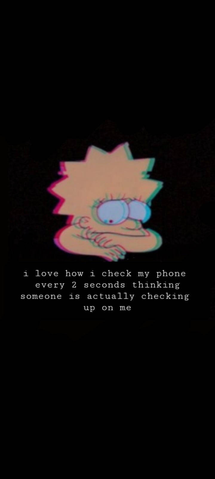 Lisa Simpson na Nukta ya Huzuni Picha ya Ukuta