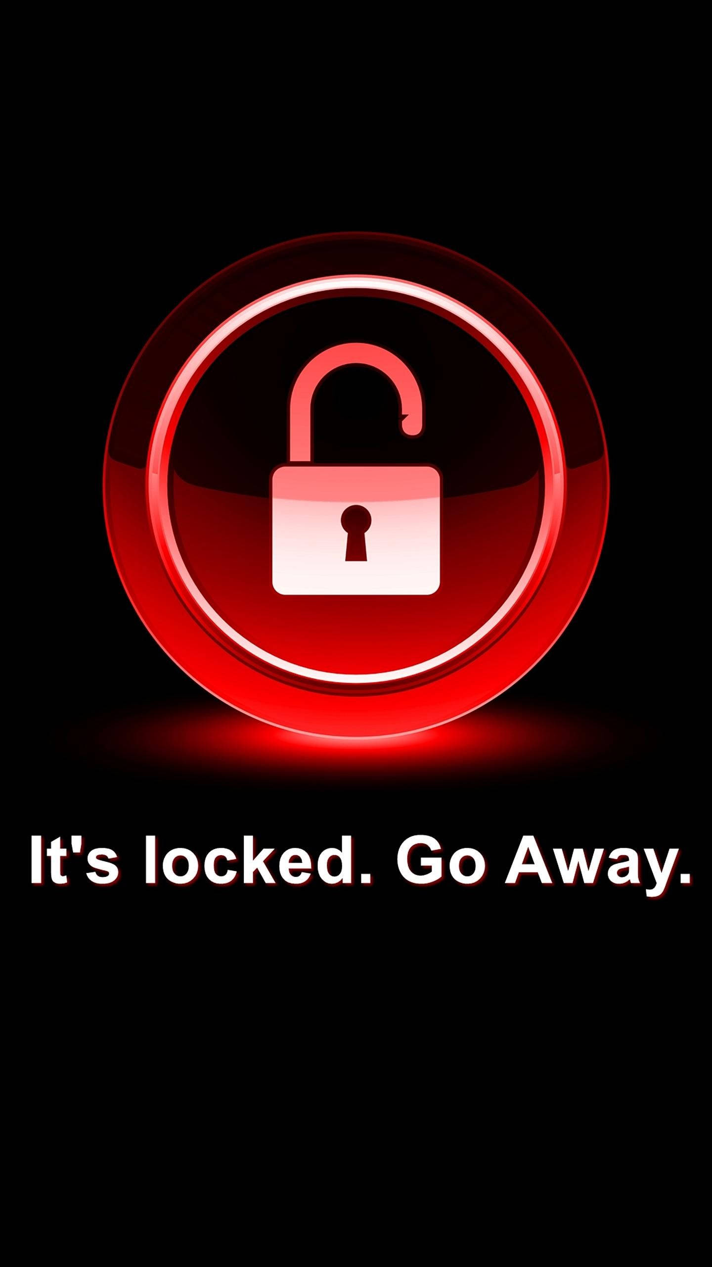 Lock Screen Unlocked Padlock Icon Picha ya Ukuta