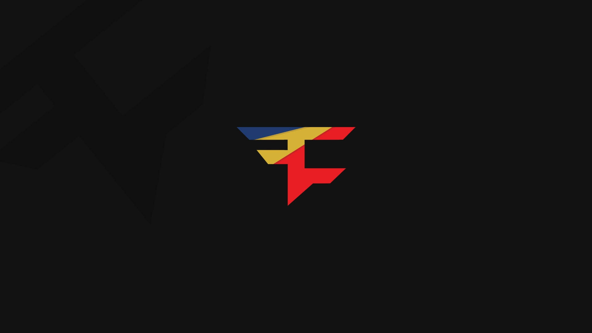 Logo Bora la FaZe Lenzi na Rangi Picha ya Ukuta