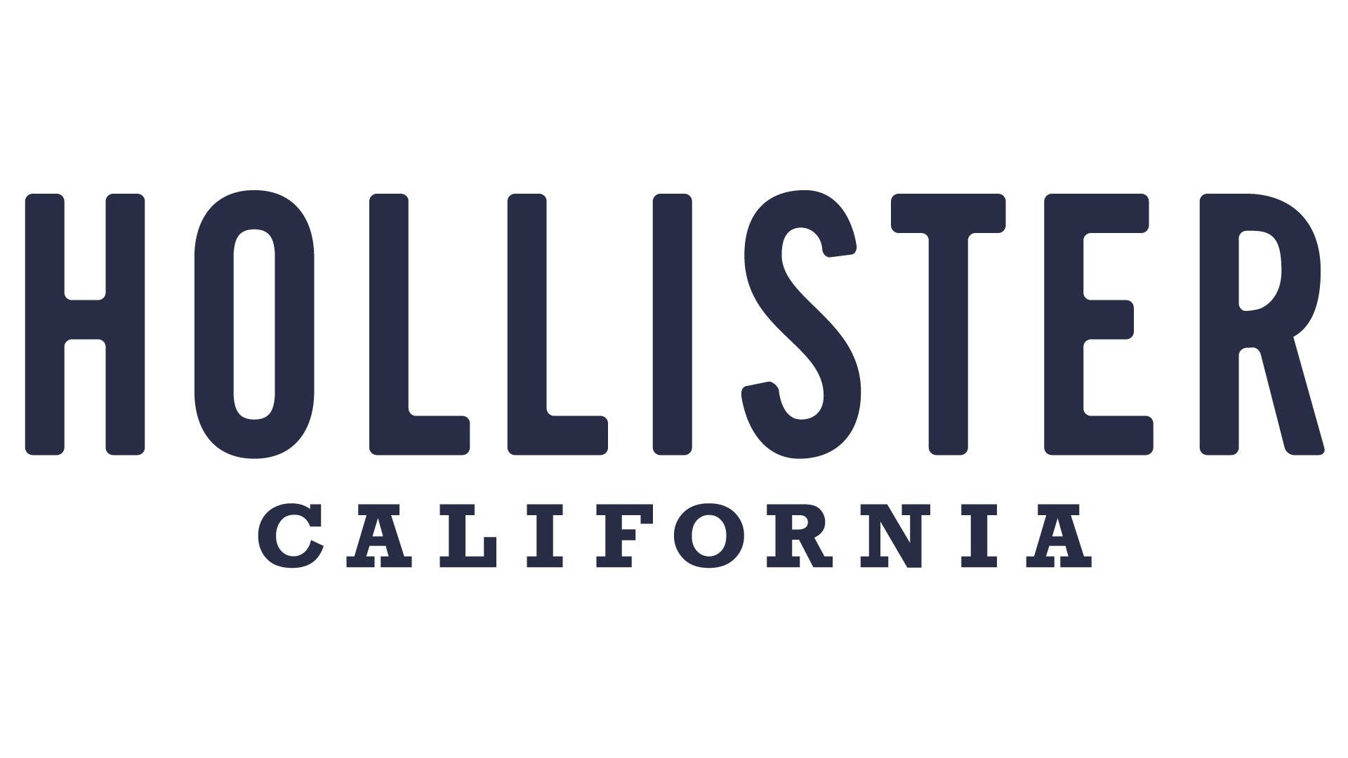 Logo ya Hollister Minimalist Safi Picha ya Ukuta