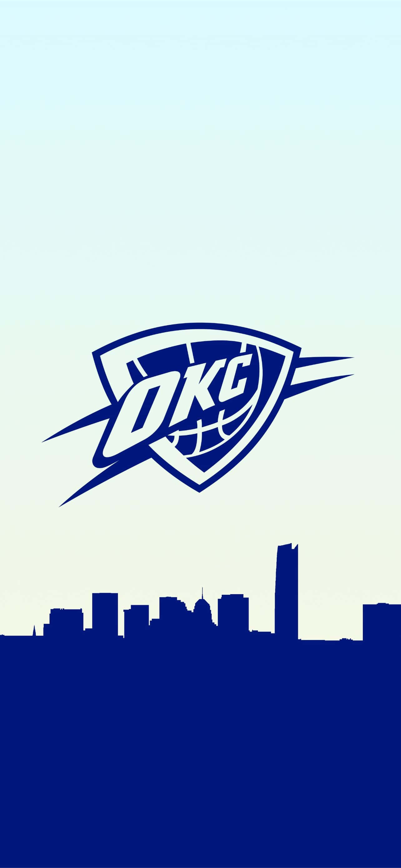 Logo ya Timu ya NBA Basketball Oklahoma City Thunders Picha ya Ukuta