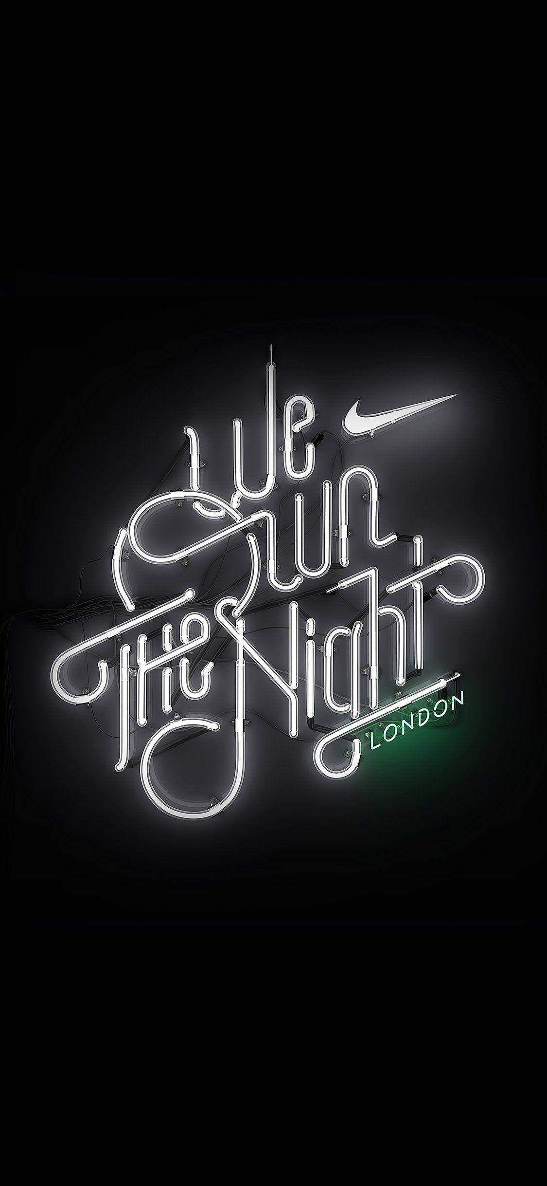 London Nike iPhone Logo Picha ya Ukuta