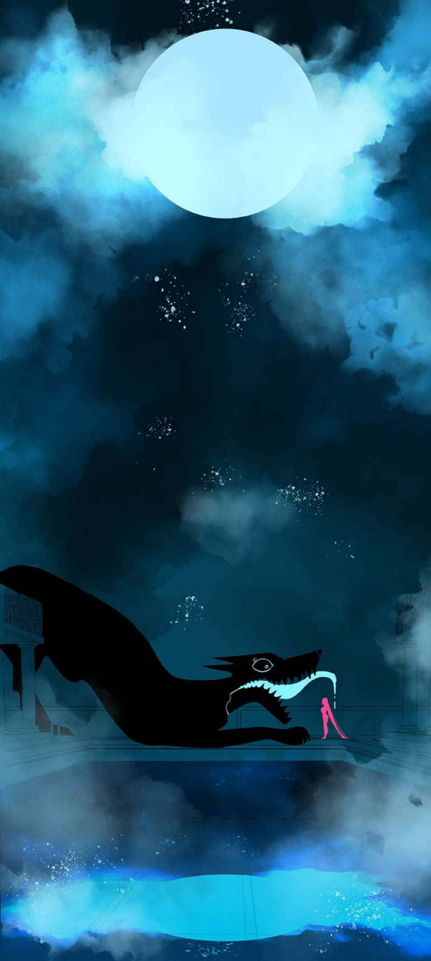 Lore Olympus Webtoon With Monster Picha ya Ukuta