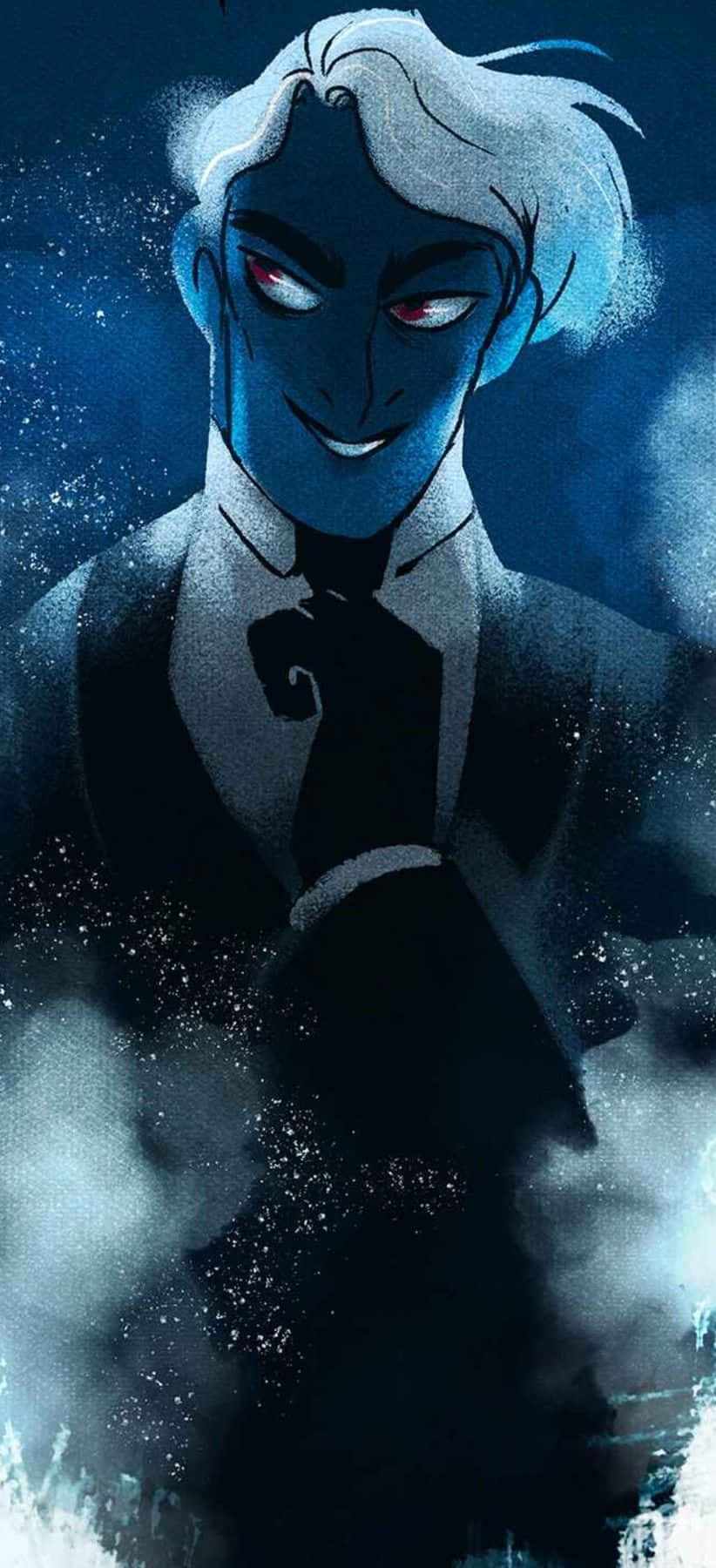 Lore Olympus Webtoon Hades Smirking Picha ya Ukuta