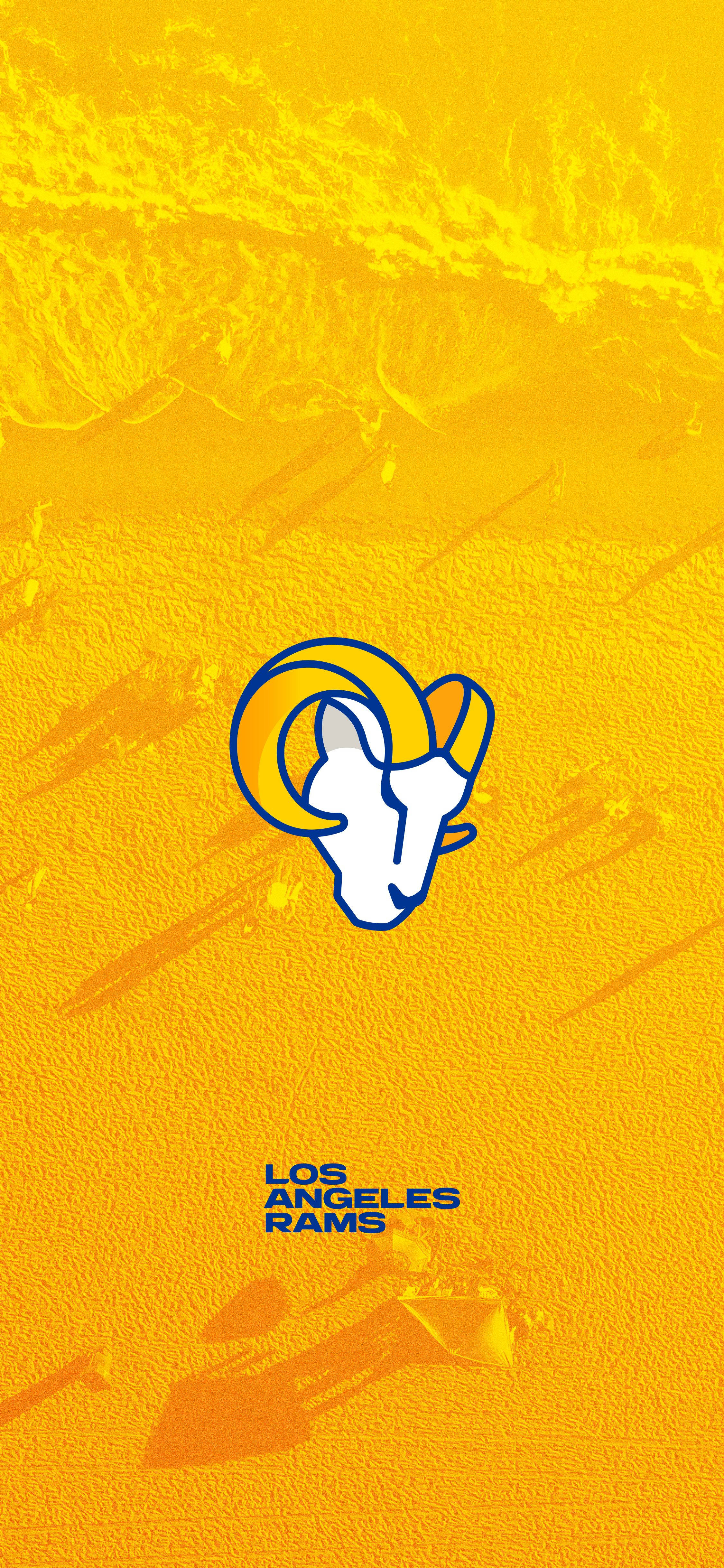 Los Angeles Rams Logo ya Katuni Picha ya Ukuta