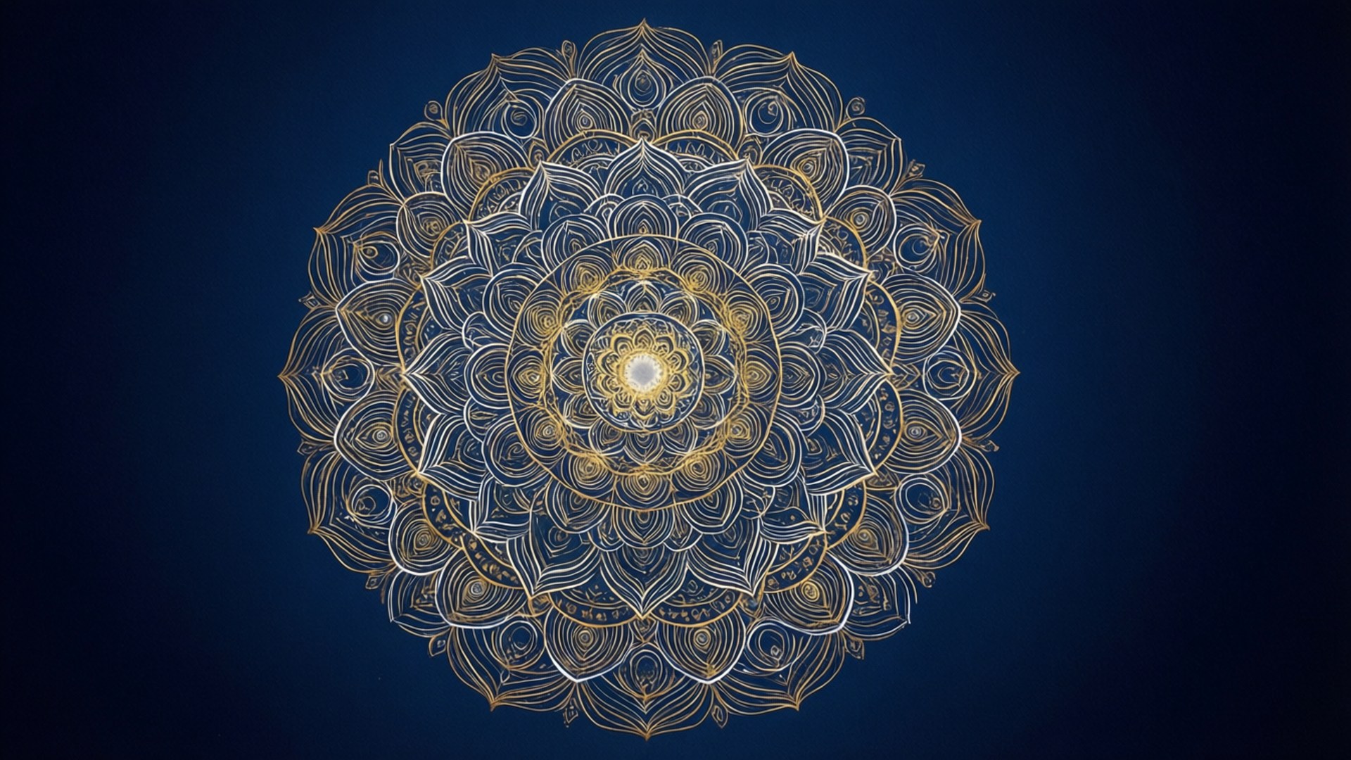 Lotus Jiometri Takatifu Picha ya Ukuta