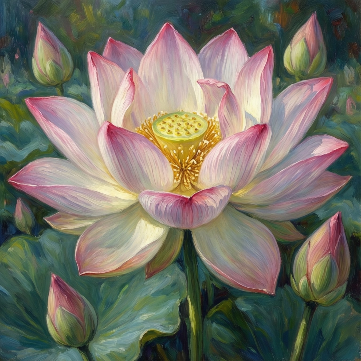 Lotus ya Kihisusa Picha ya Ukuta