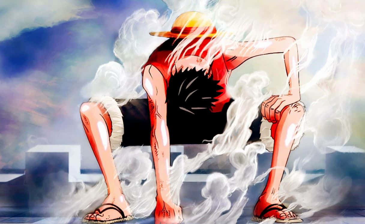 Luffy akisafiri kuelekea vituko vipya Picha ya Ukuta