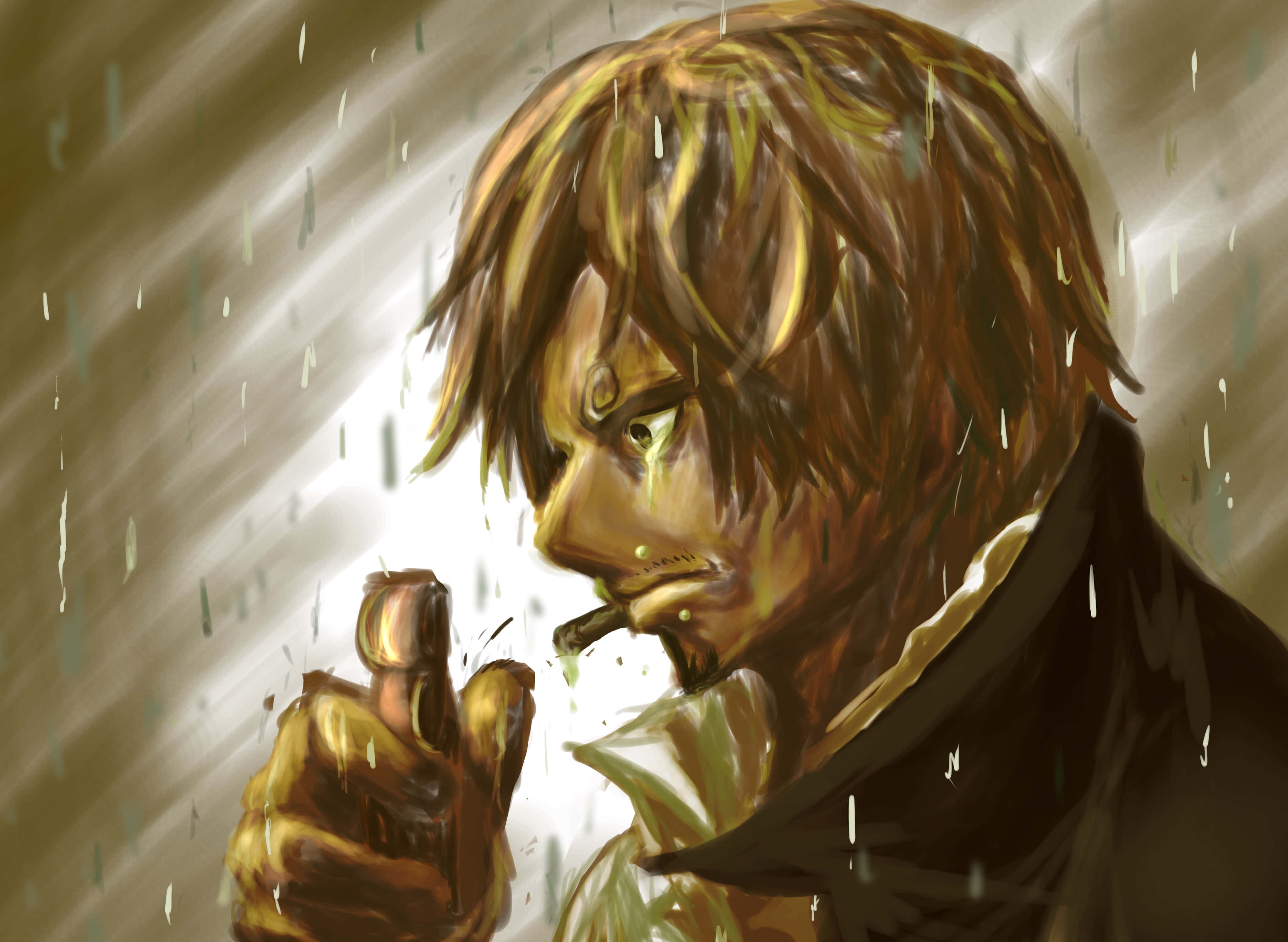 Luffy Anafuata Njia ya Kuwa Mfalme wa Maharamia katika Ubora wa 4K wa One Piece Picha ya Ukuta