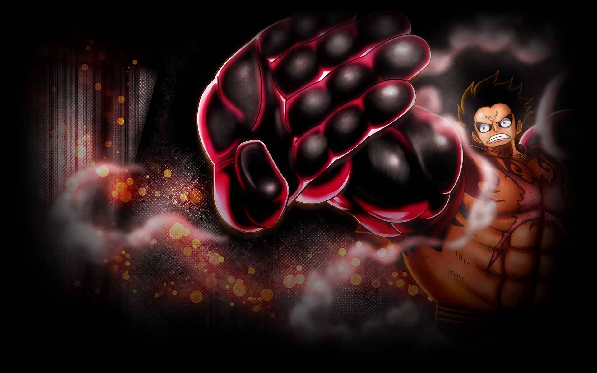 Luffy Gear 4 Fomu ya Kukabiliana Picha ya Ukuta