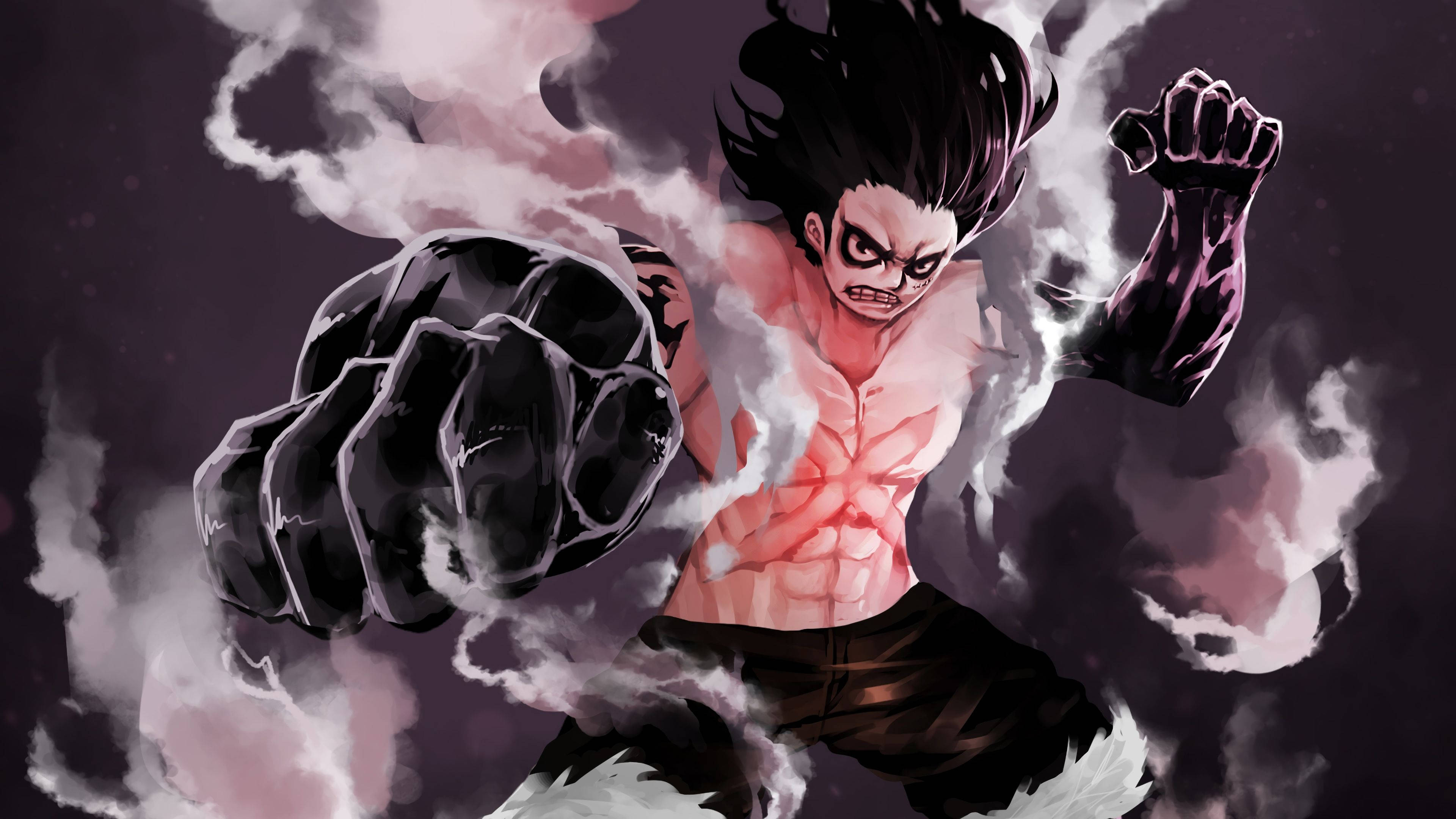 Luffy Gear 4 Sura Mbaya Picha ya Ukuta