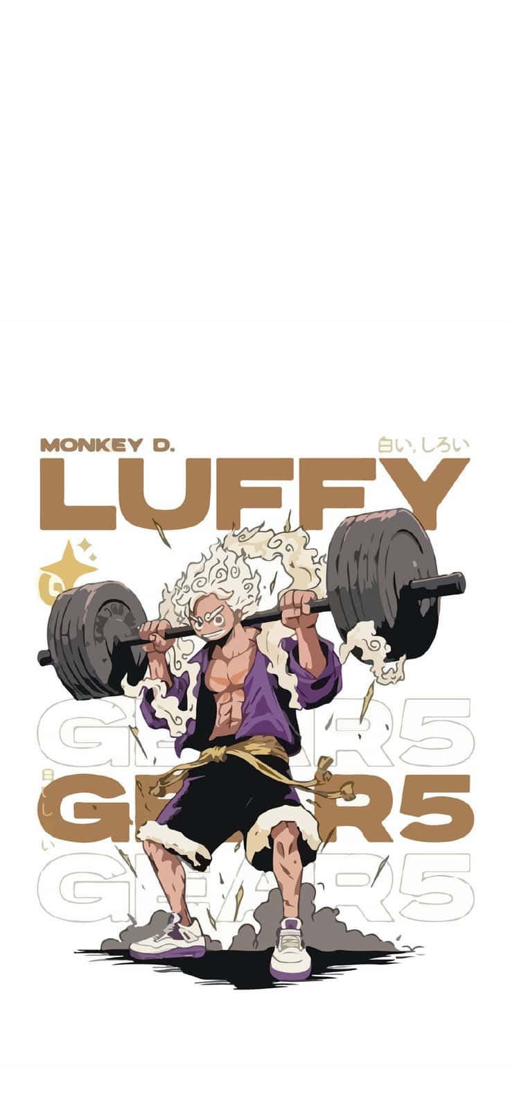 luffy gear 5 one piece Picha ya Ukuta