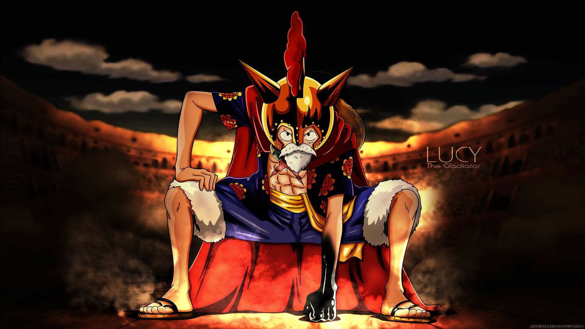 Luffy Kiumbe Maharamia Mnyama Picha ya Ukuta