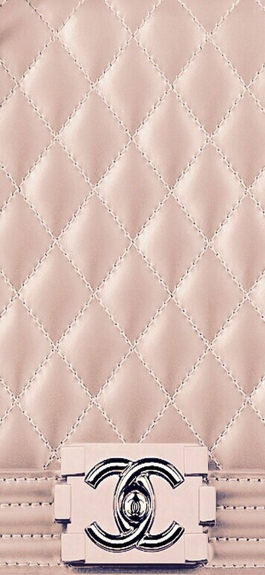 Luxury Rose Gold Leather Stitch Diamond Pattern Picha ya Ukuta