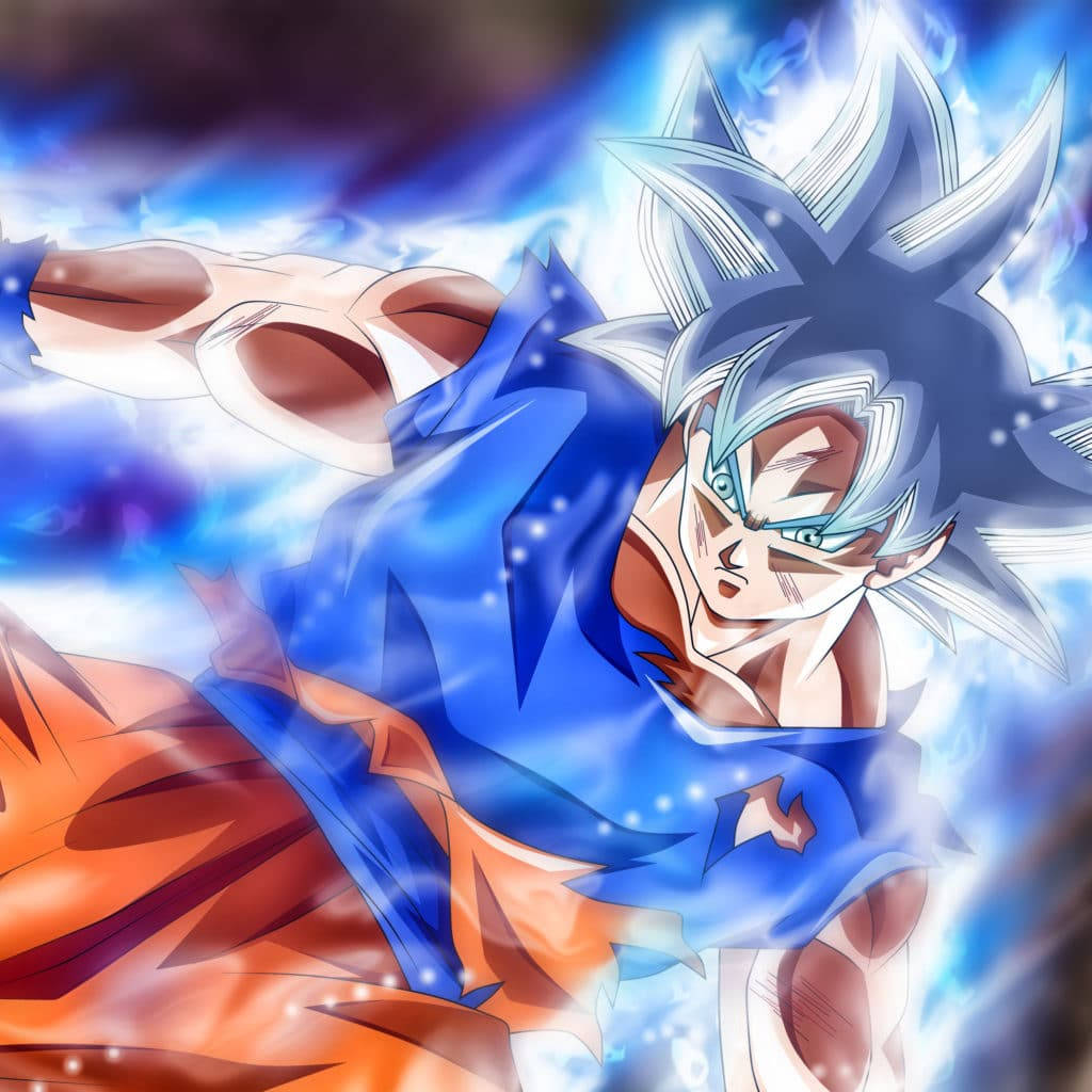 Mabadiliko ya Goku ya Ultra Instinct Aesthetic Picha ya Ukuta