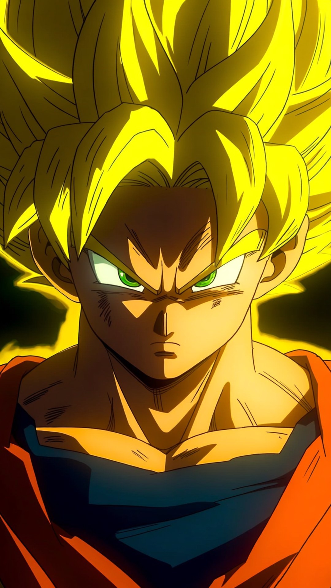 Mabadiliko ya Kwanza ya Super Saiyan Picha ya Ukuta