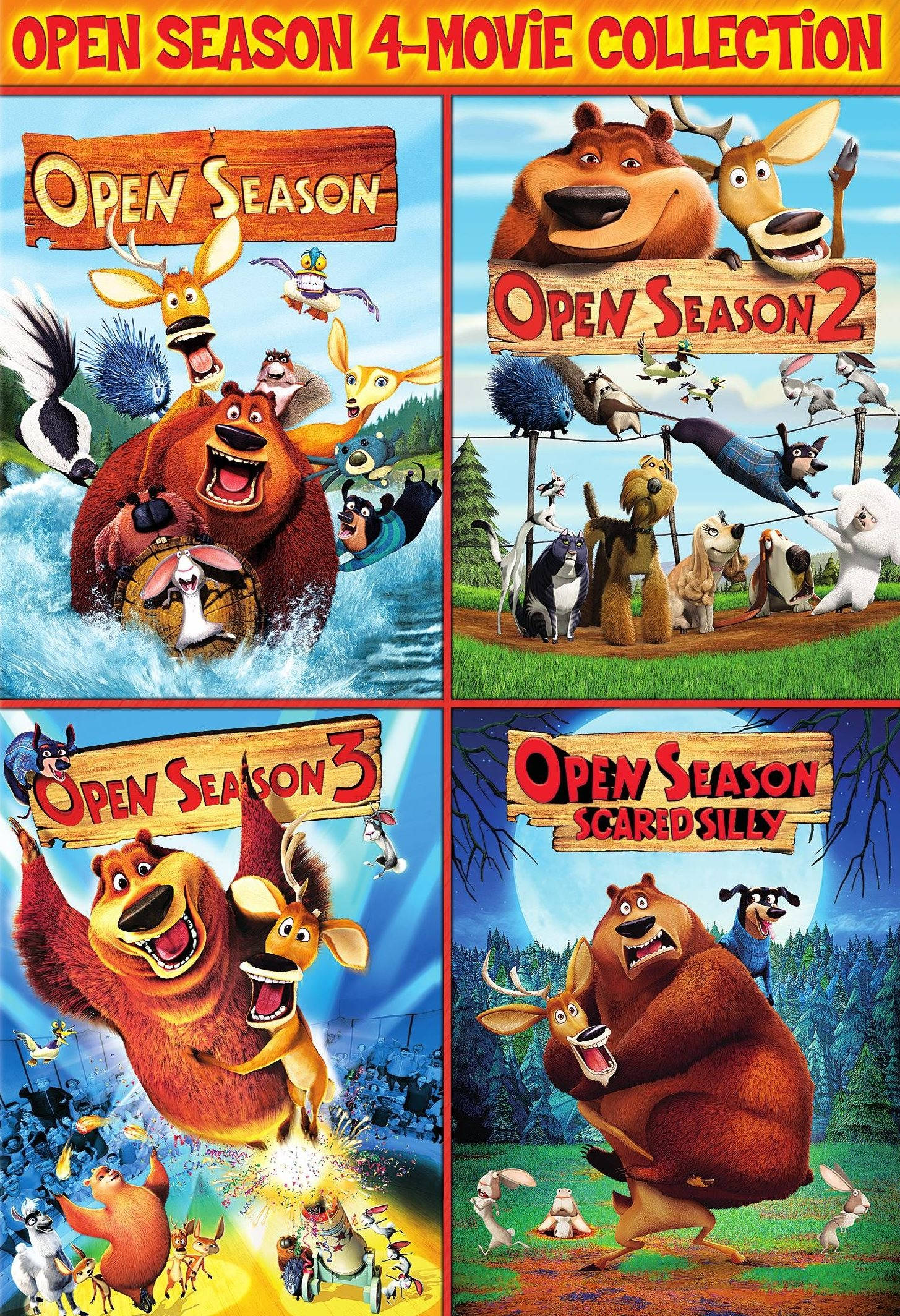 Mabango manne ya sinema ya Open Season manne Picha ya Ukuta