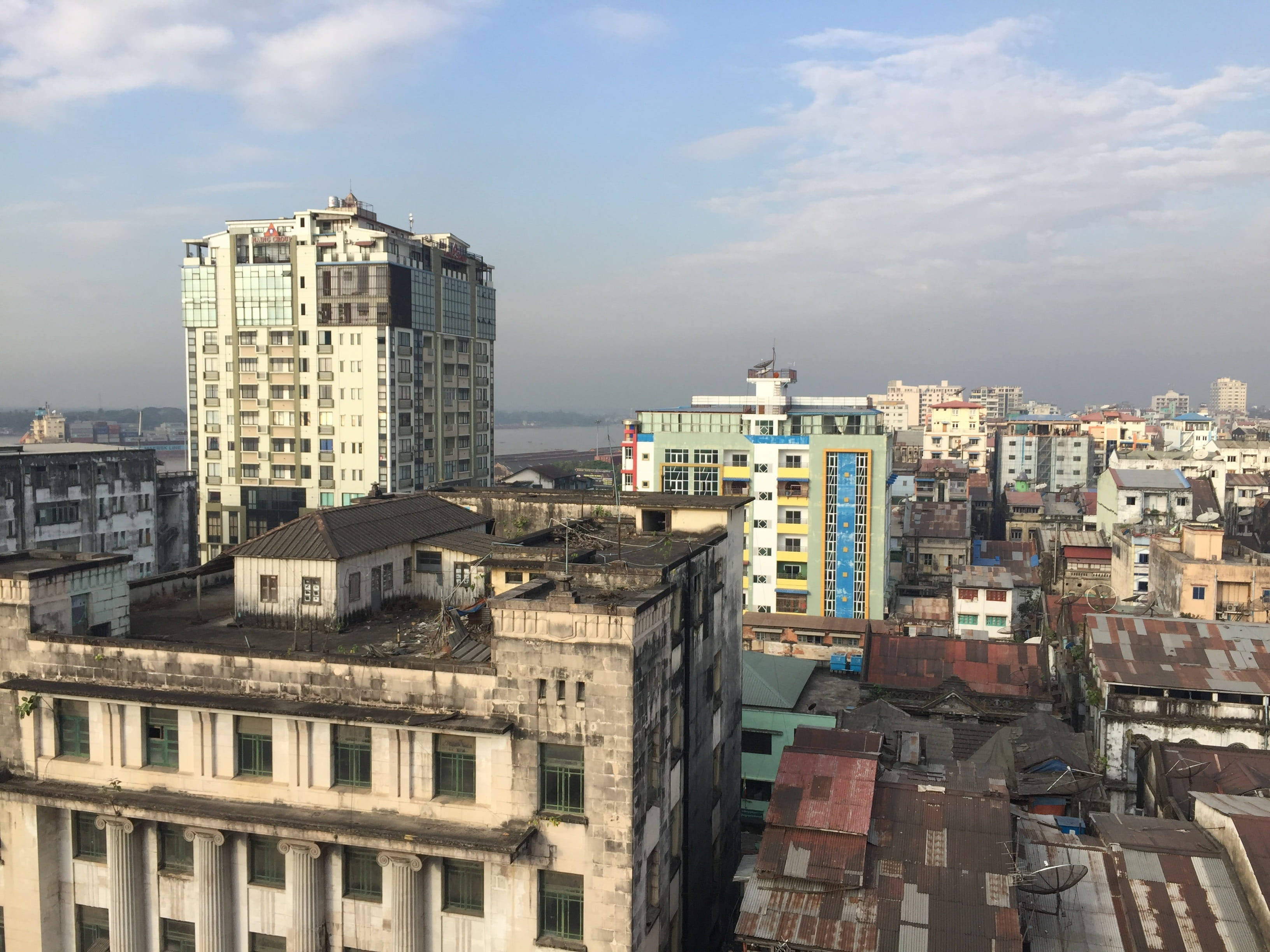 Mabango ya Yangon City Picha ya Ukuta