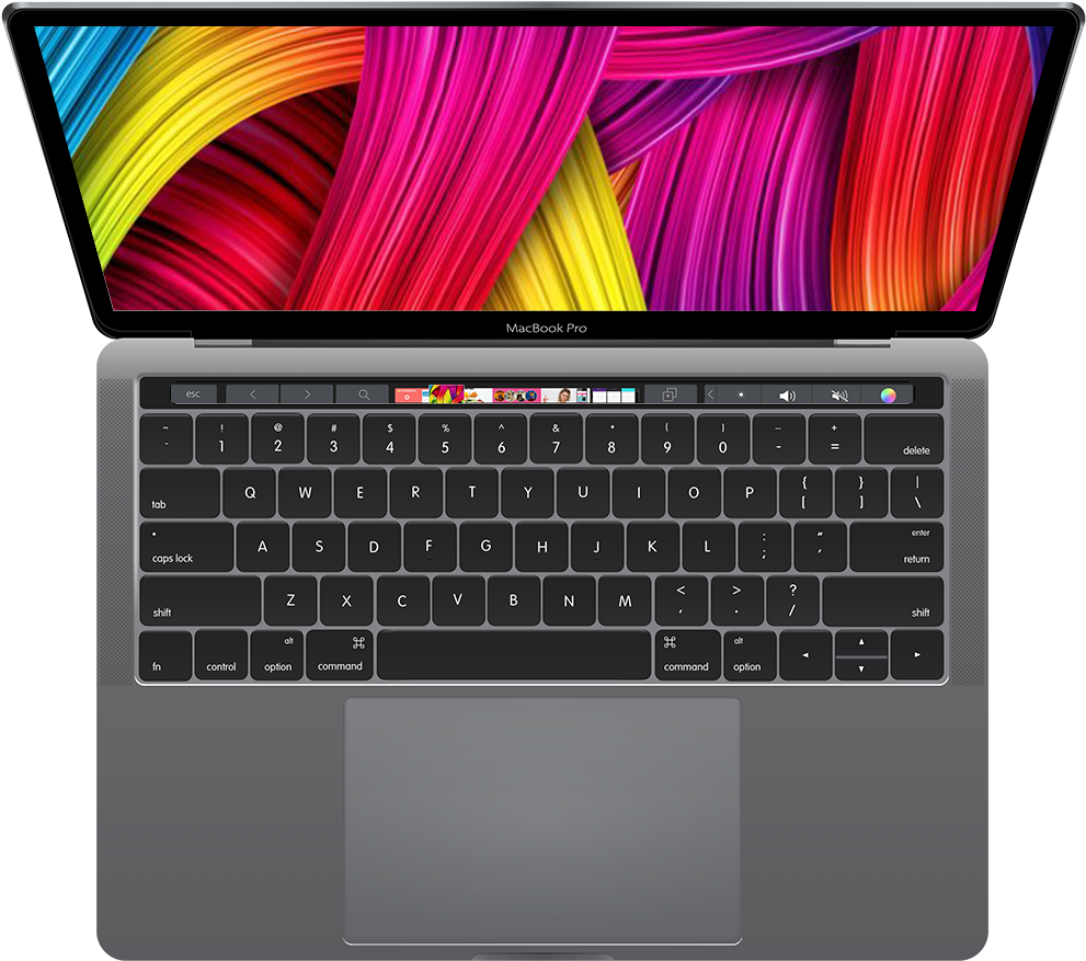 Mac Book Pro Skrini Yaliyofichua Picha ya Ukuta