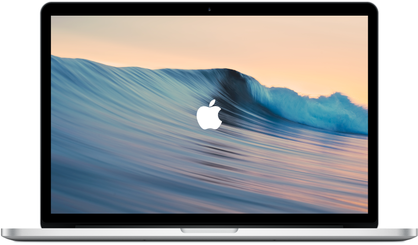 Mac Book Pro yenye Skrini ya Retina Picha ya Ukuta