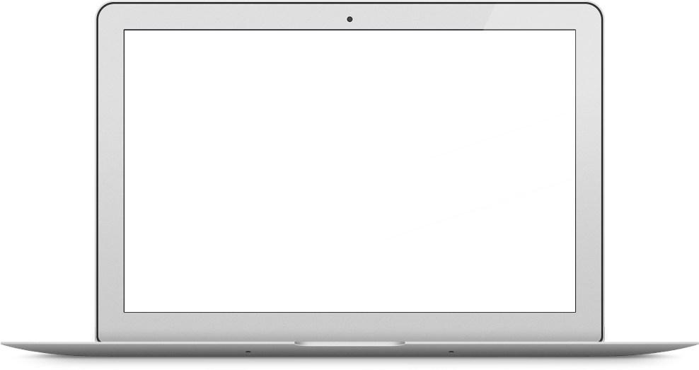Mac Book wa Silver Ufunguzi Skrini Tupu Picha ya Ukuta