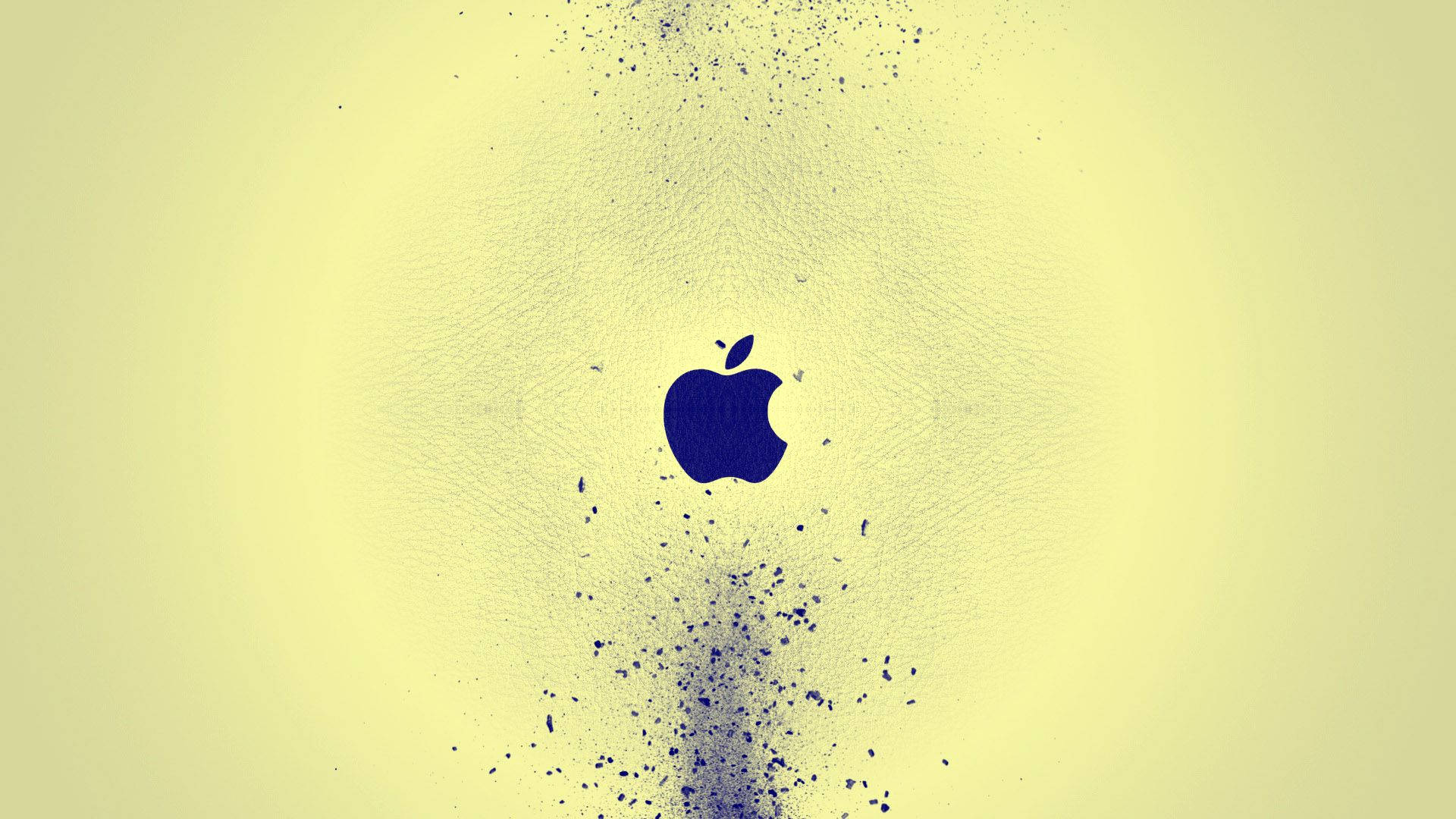 MacBook Baridi na Alama ya Bluu Picha ya Ukuta