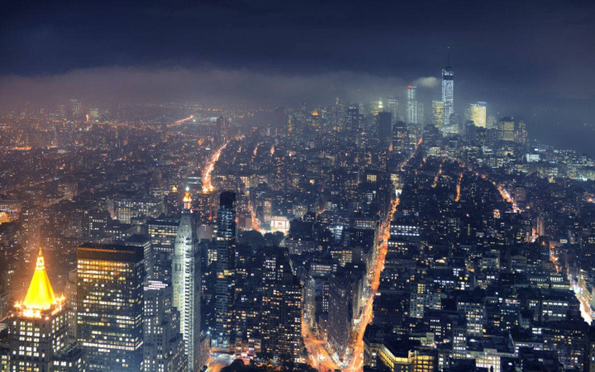 MacBook Pro Mandhari ya Gotham City Picha ya Ukuta