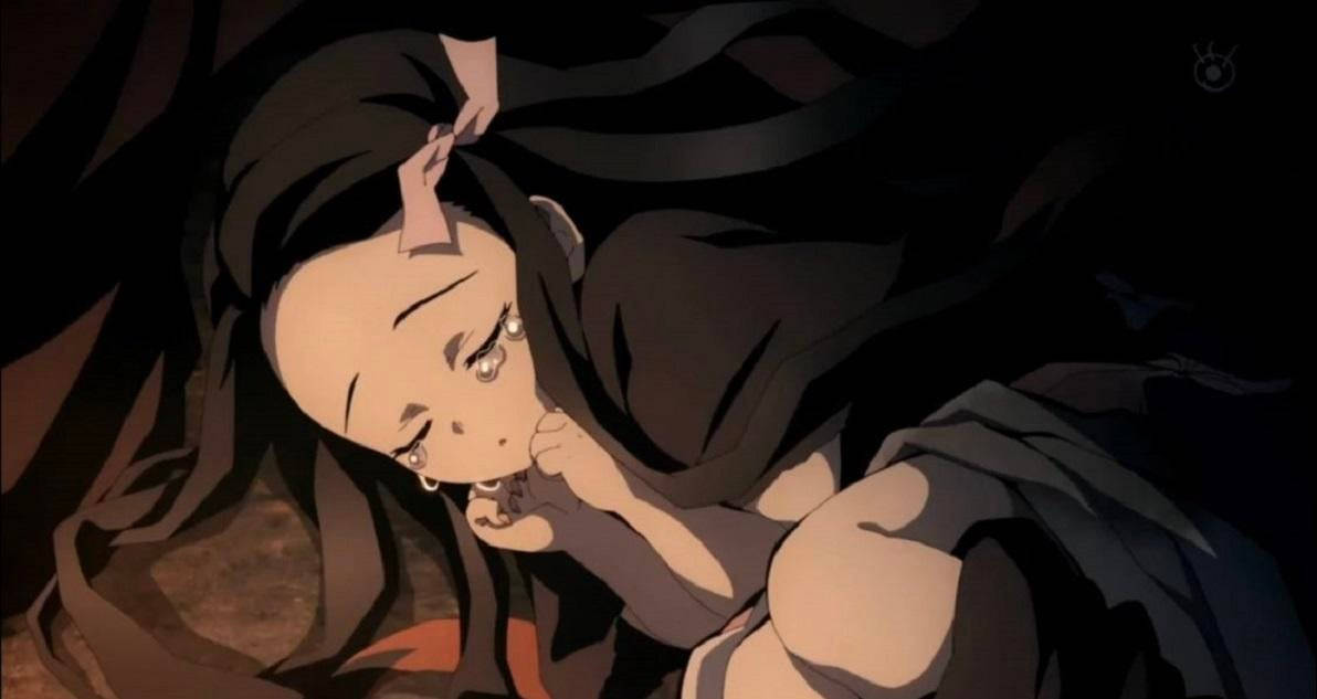 Macho Yamefungwa Nezuko wa Demon Slayer Picha ya Ukuta