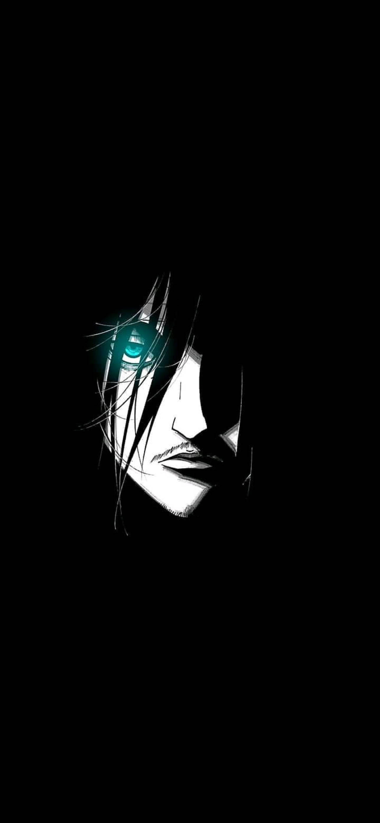 Machoni ya Eren Mandhari ya Anime ya iPhone Picha ya Ukuta