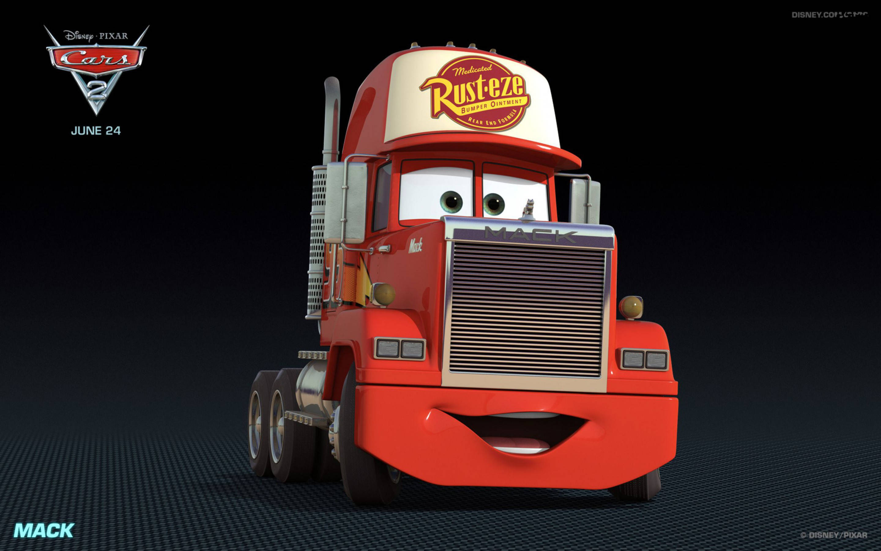 Mack kutoka Disney Pixar's Cars 2 Picha ya Ukuta