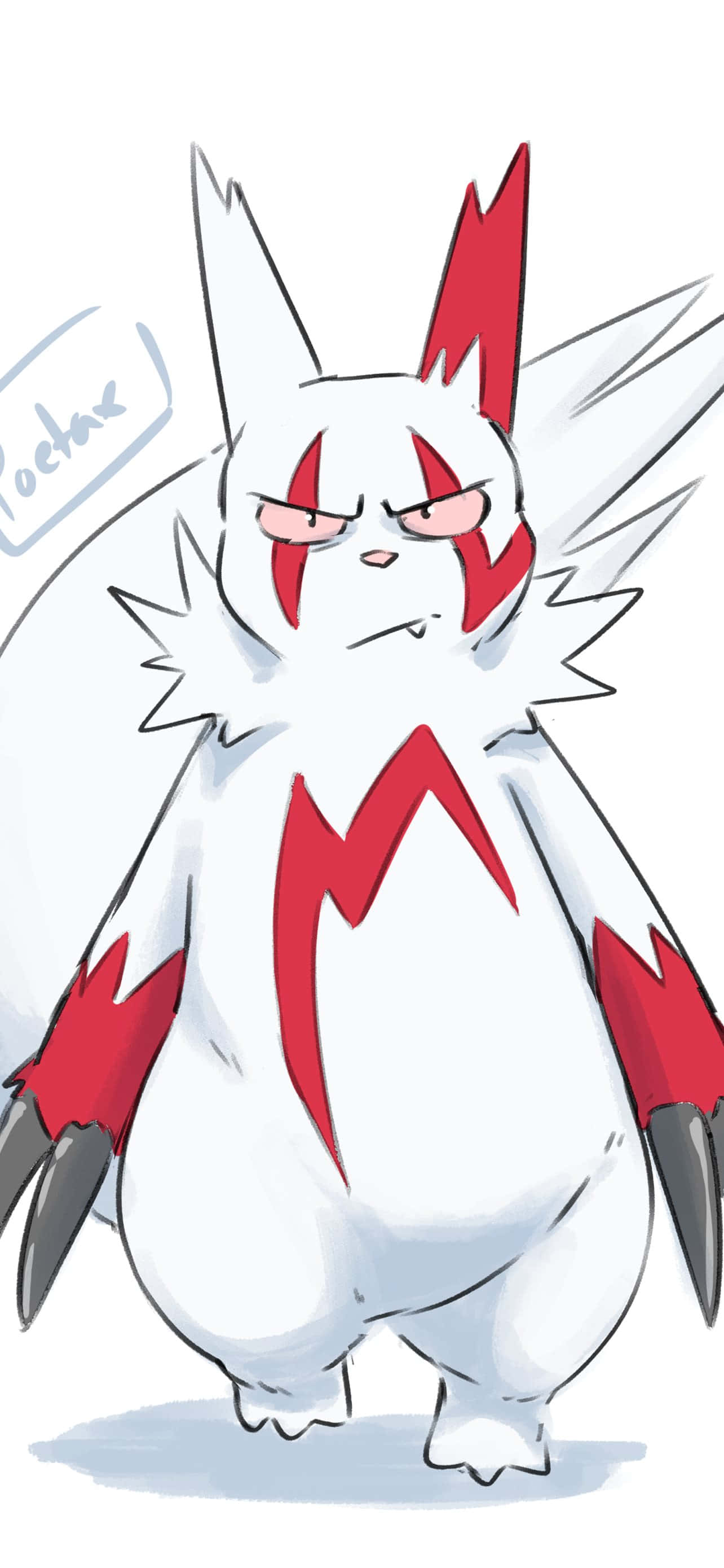 Wimbo wa Zangoose Mwenye Kukasirika Picha ya Ukuta