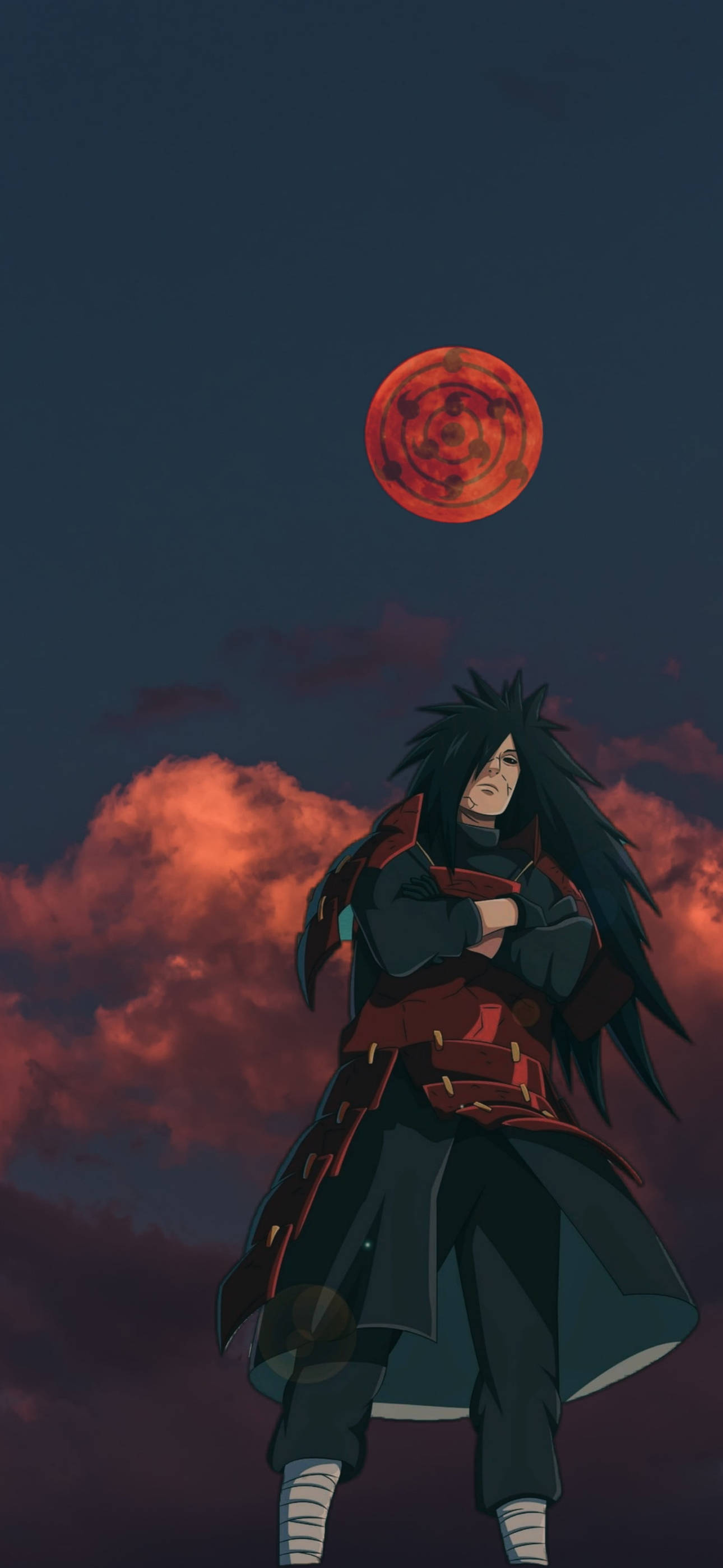 Madara Uchiha Mandhari ya Anime kwa iPhone Picha ya Ukuta