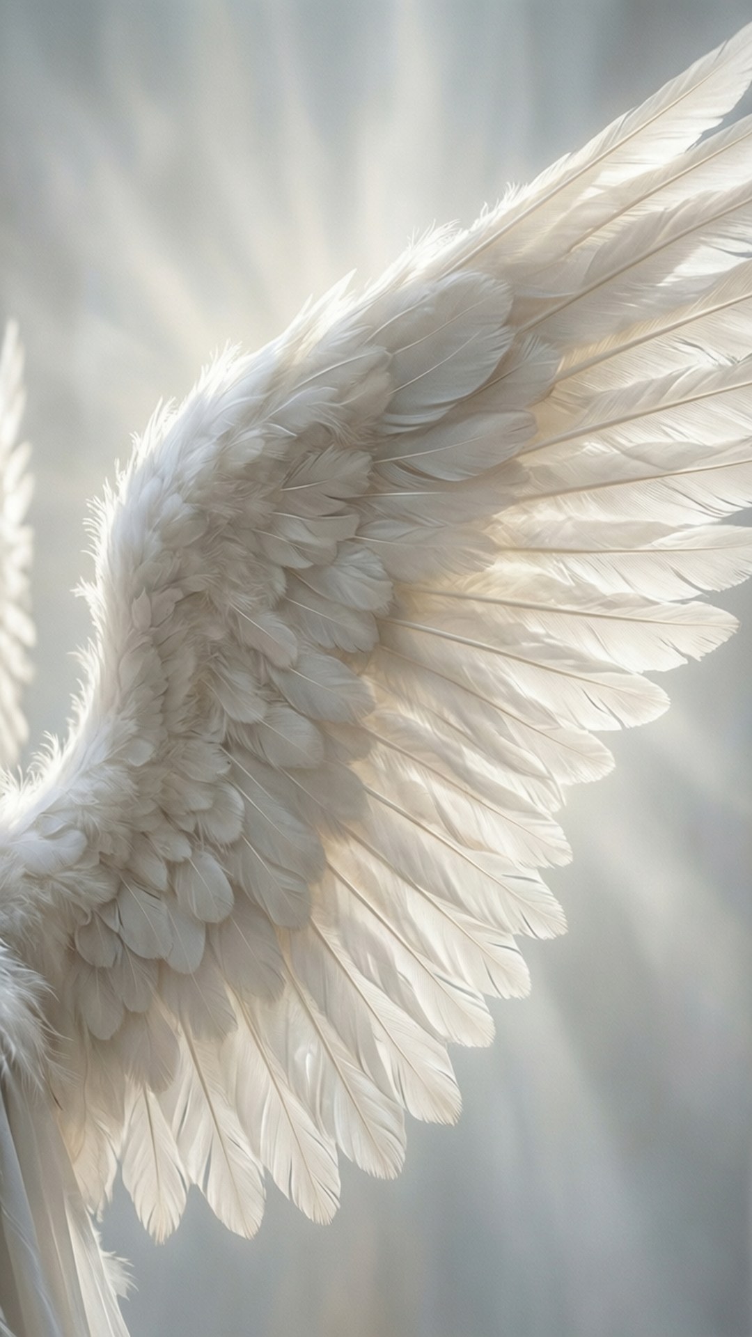 Maelezo ya Mabawa ya Malaika Picha ya Ukuta