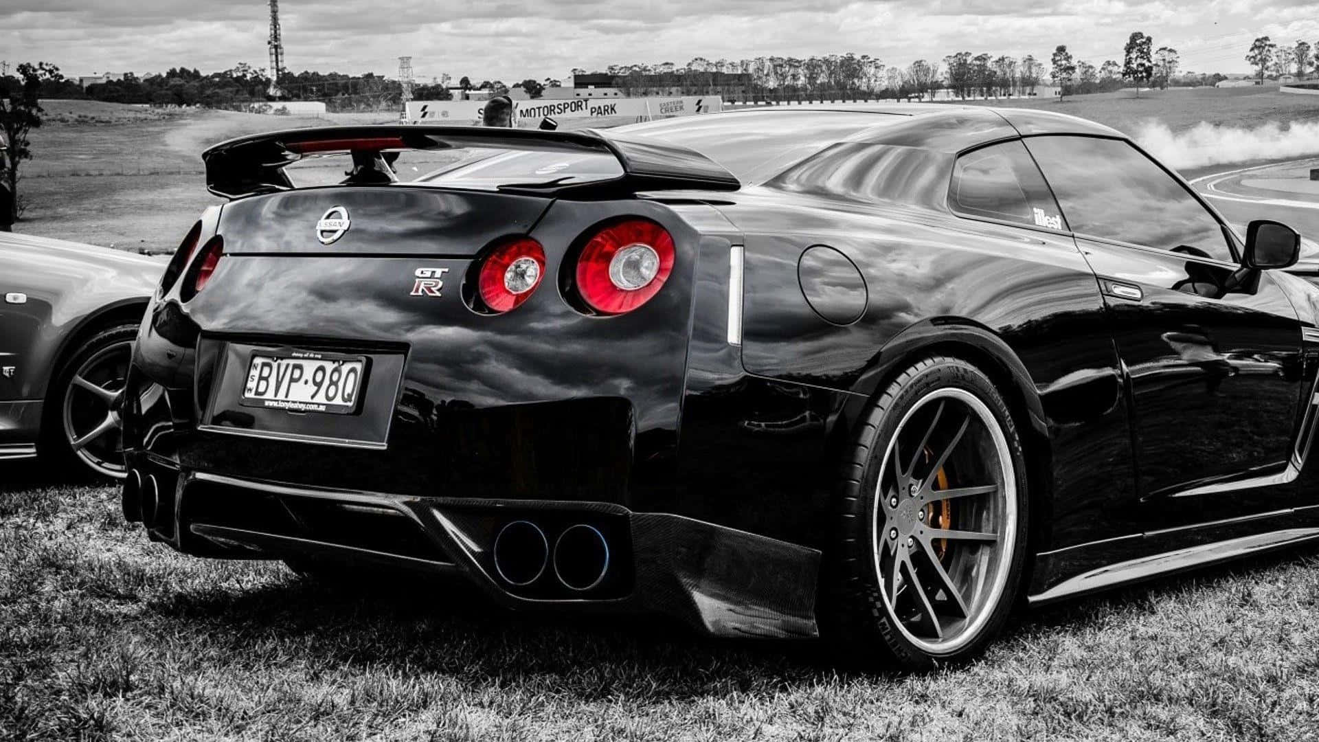 Maelezo ya Nyuma ya GT-R kwa Kompyuta ya Meza Picha ya Ukuta