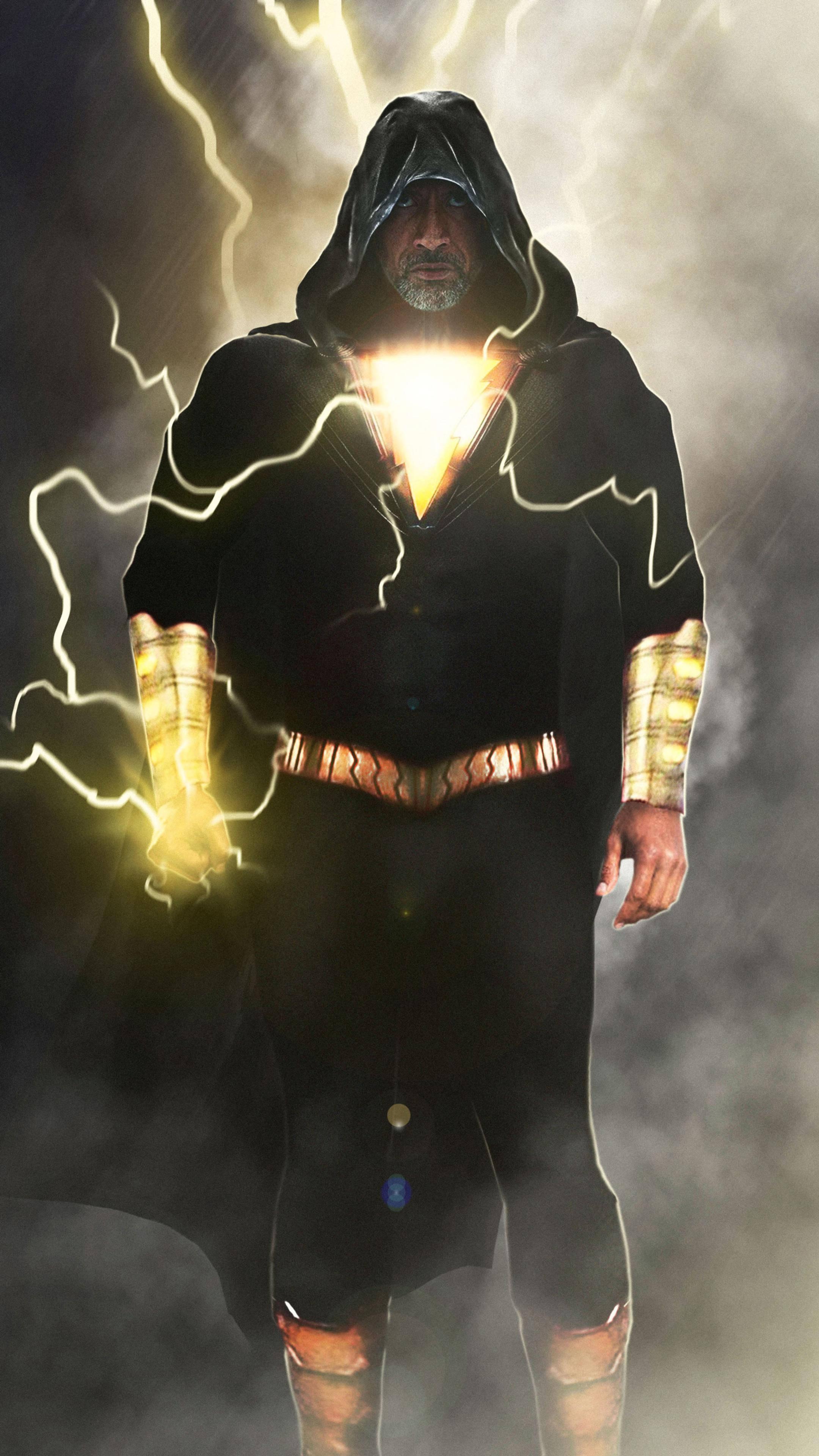 Maficho ya Black Adam Picha ya Ukuta